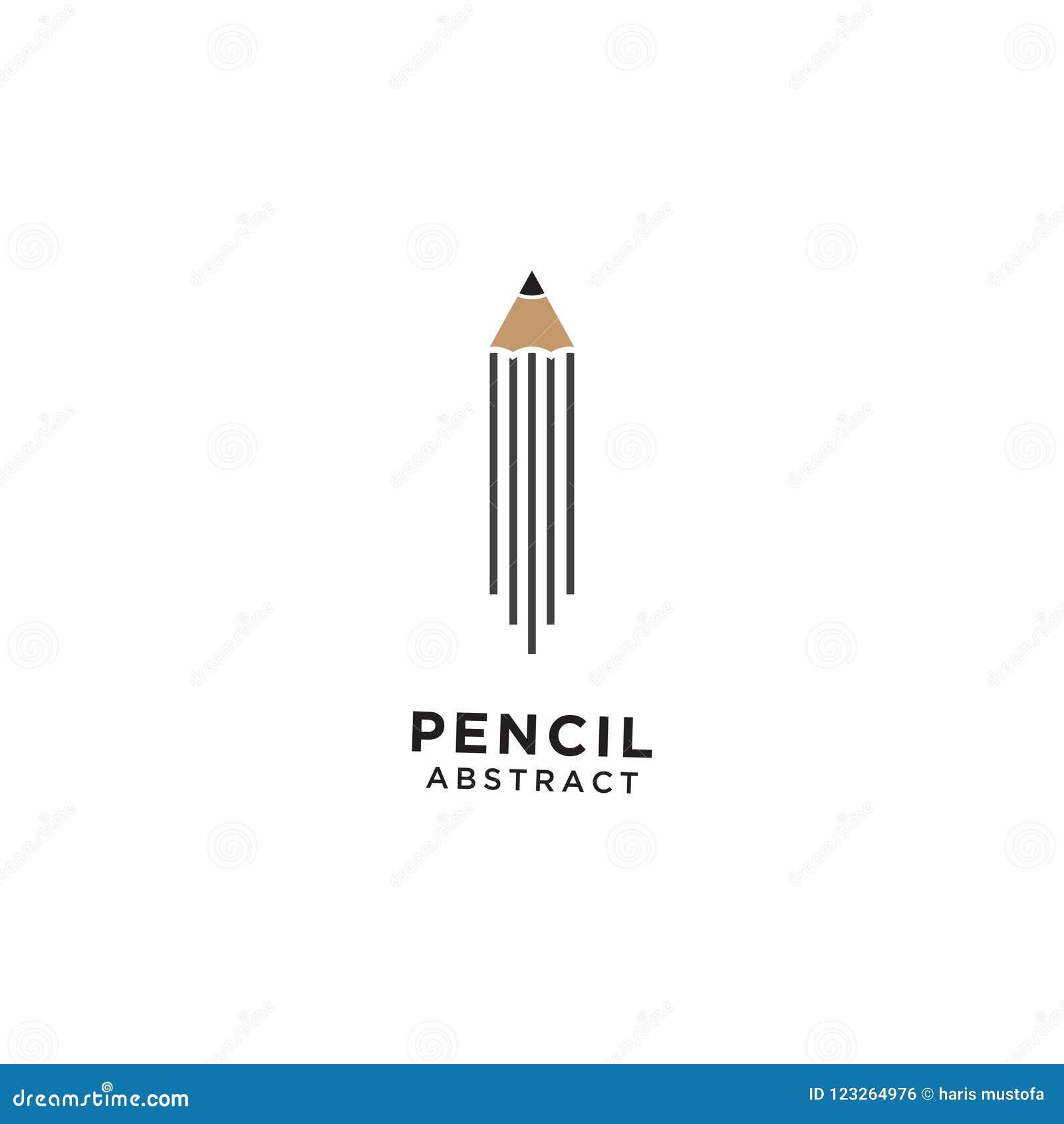 Illustration of Abstract Pencil Graphic Design Stock Vector ...