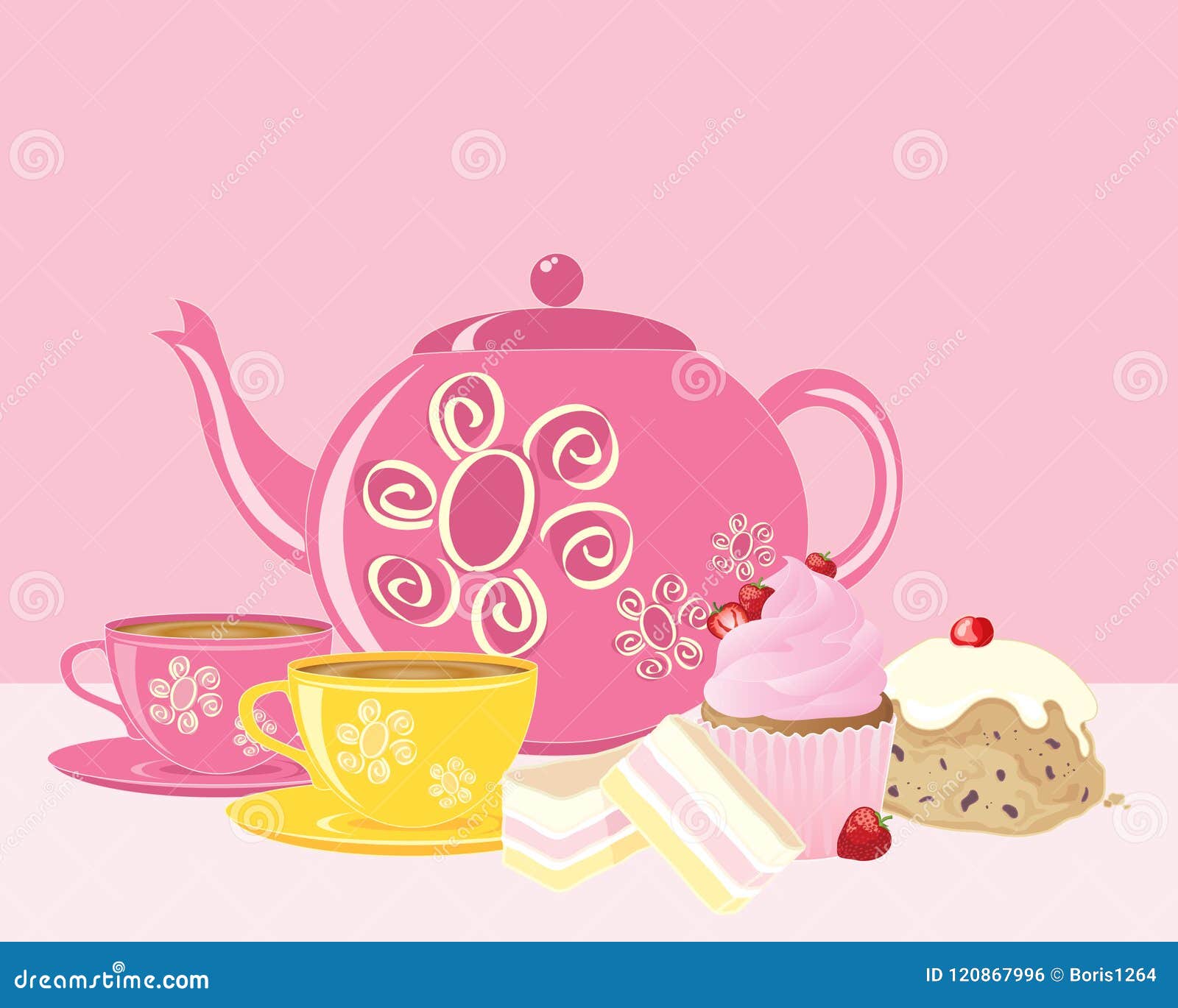 Afternoon Tea Stock Illustrations 3 961 Afternoon Tea Stock Illustrations Vectors Clipart Dreamstime