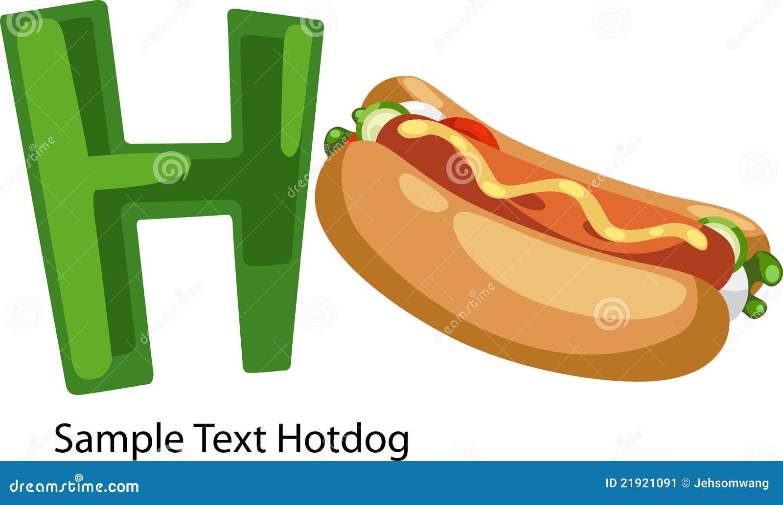 Sausage Alphabet Isolated On White Background. Latin Food Alphabet