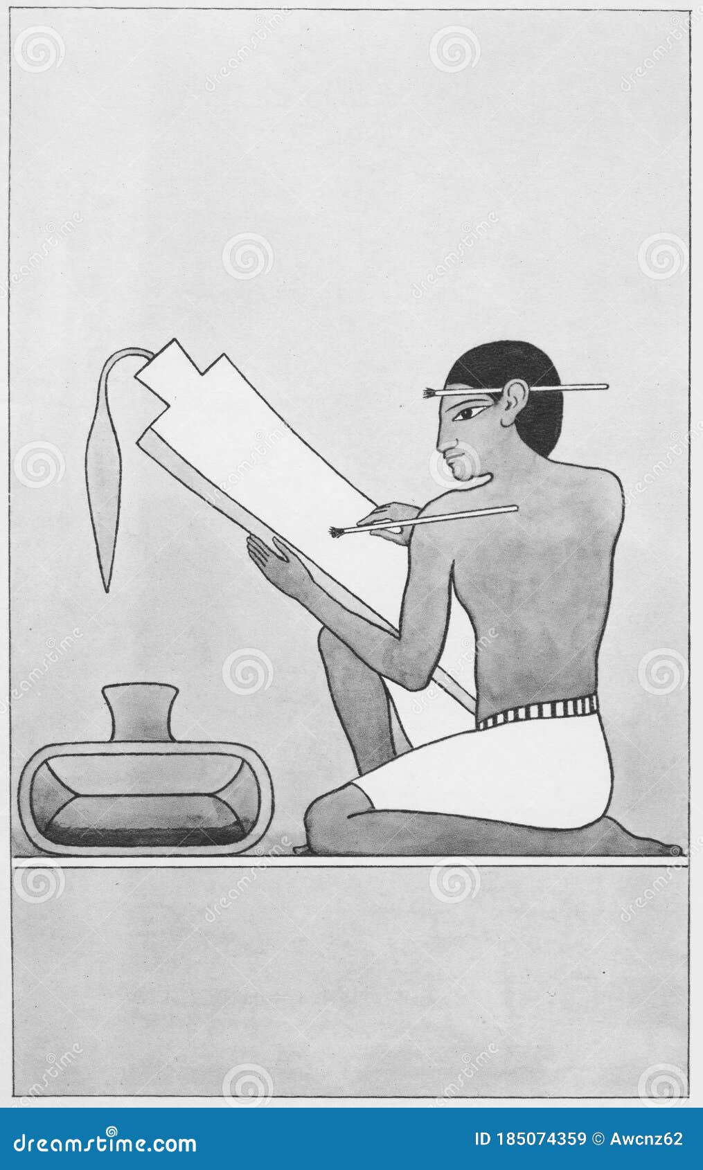 egyptian scribe translated