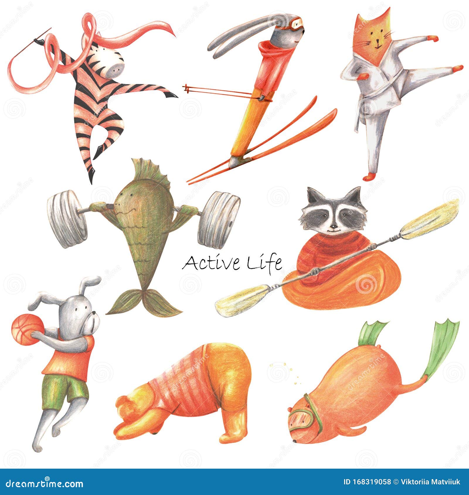 Animals_set stock illustration. Illustration of rabbit - 168319058 Animals_set stock illustration. Illustration of rabbit - 168319058