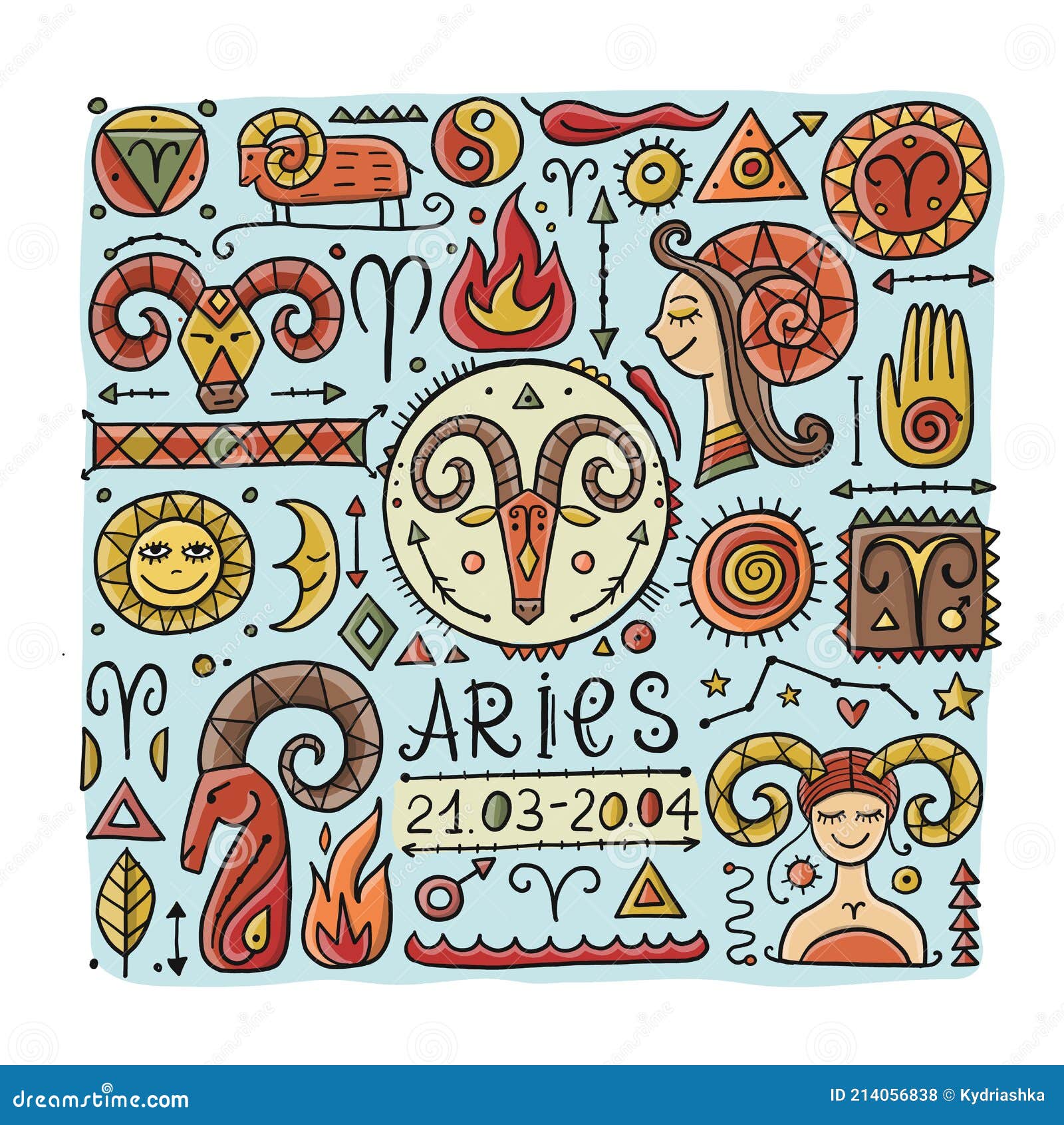 Aries Astrology Symbols Temporary Tattoo Set – Tatteco