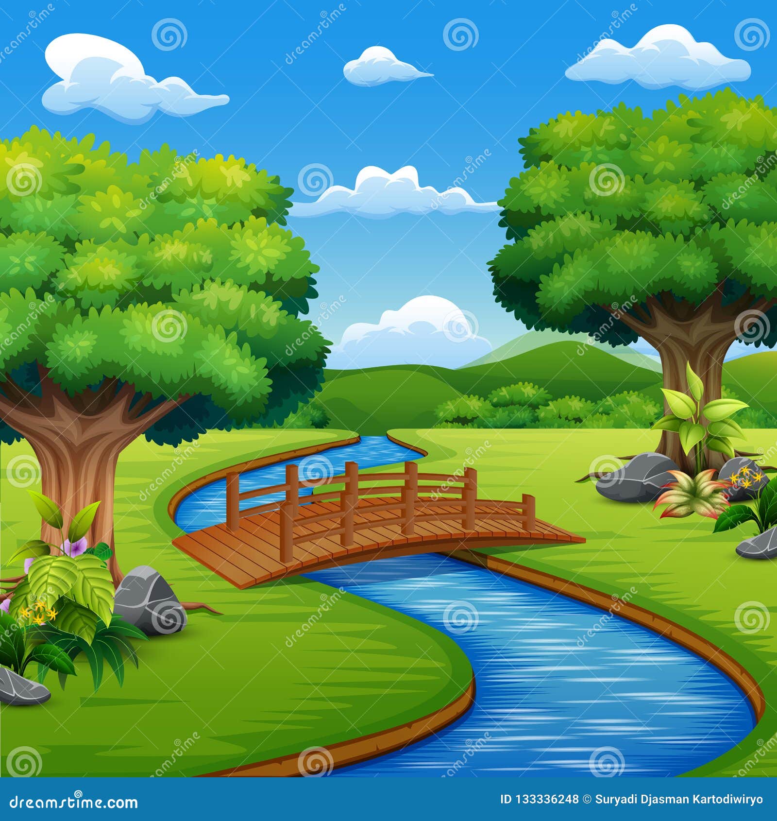 River Cartoons in the Middle Beautiful Natural SceneryBackground Scene with Bridge Across in the Park Stock Vector - Illustration of clip, field: 133336248 River Cartoons in the Middle Beautiful Natural SceneryBackground Scene with Bridge Across in the Park Stock Vector - Illustration of clip, field: 133336248