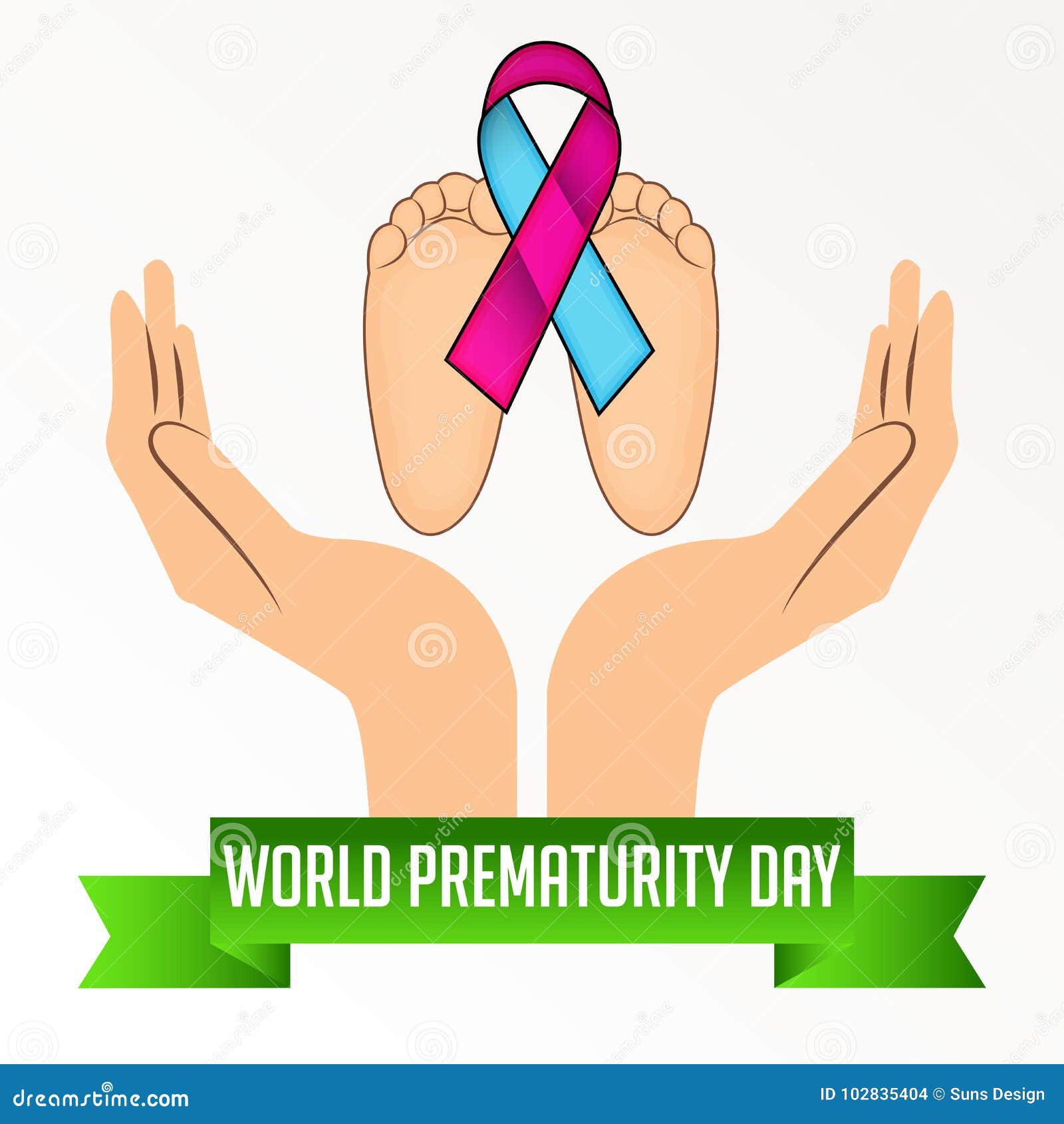 World Prematurity Day. stock illustration. Illustration of awareness