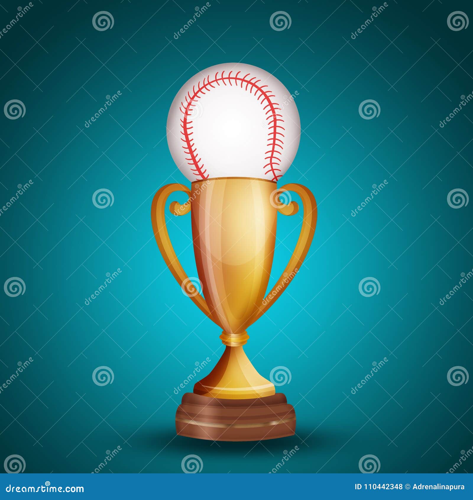 Baseball championship stock illustration. Illustration of active
