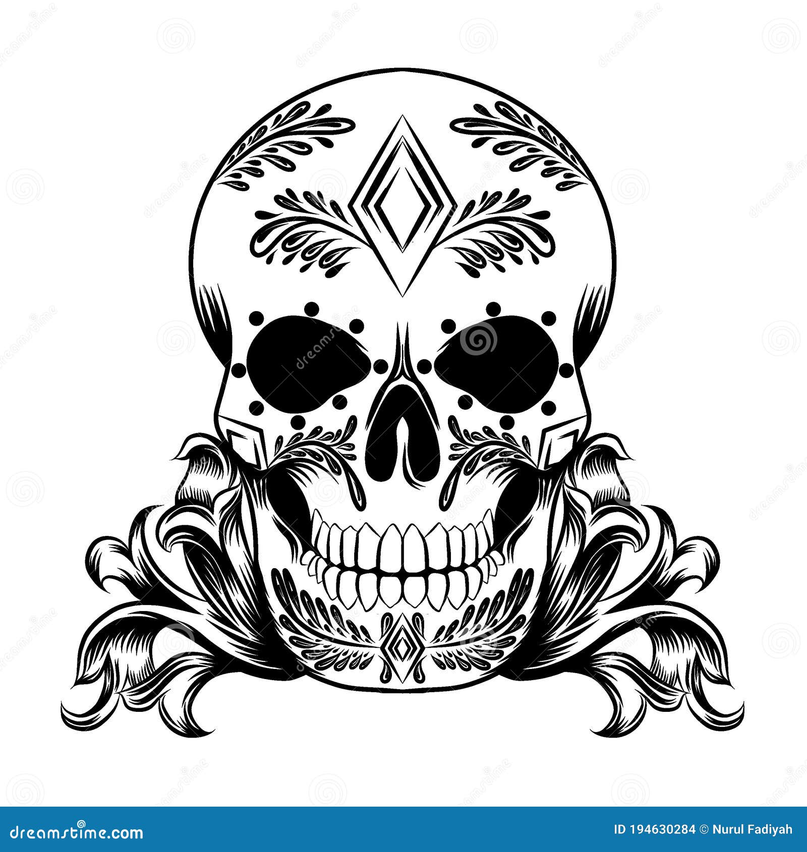 Crystal skull tattoo design  Easy skull drawings Cool skull drawings  Tattoo outline drawing