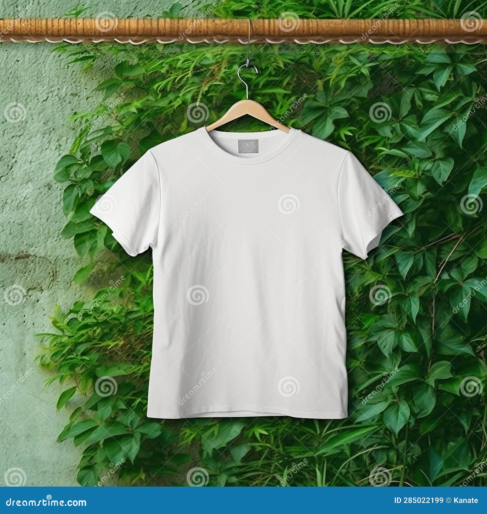 Illustration of a Plain T-shirt Mockup, AI Generated Stock Illustration ...
