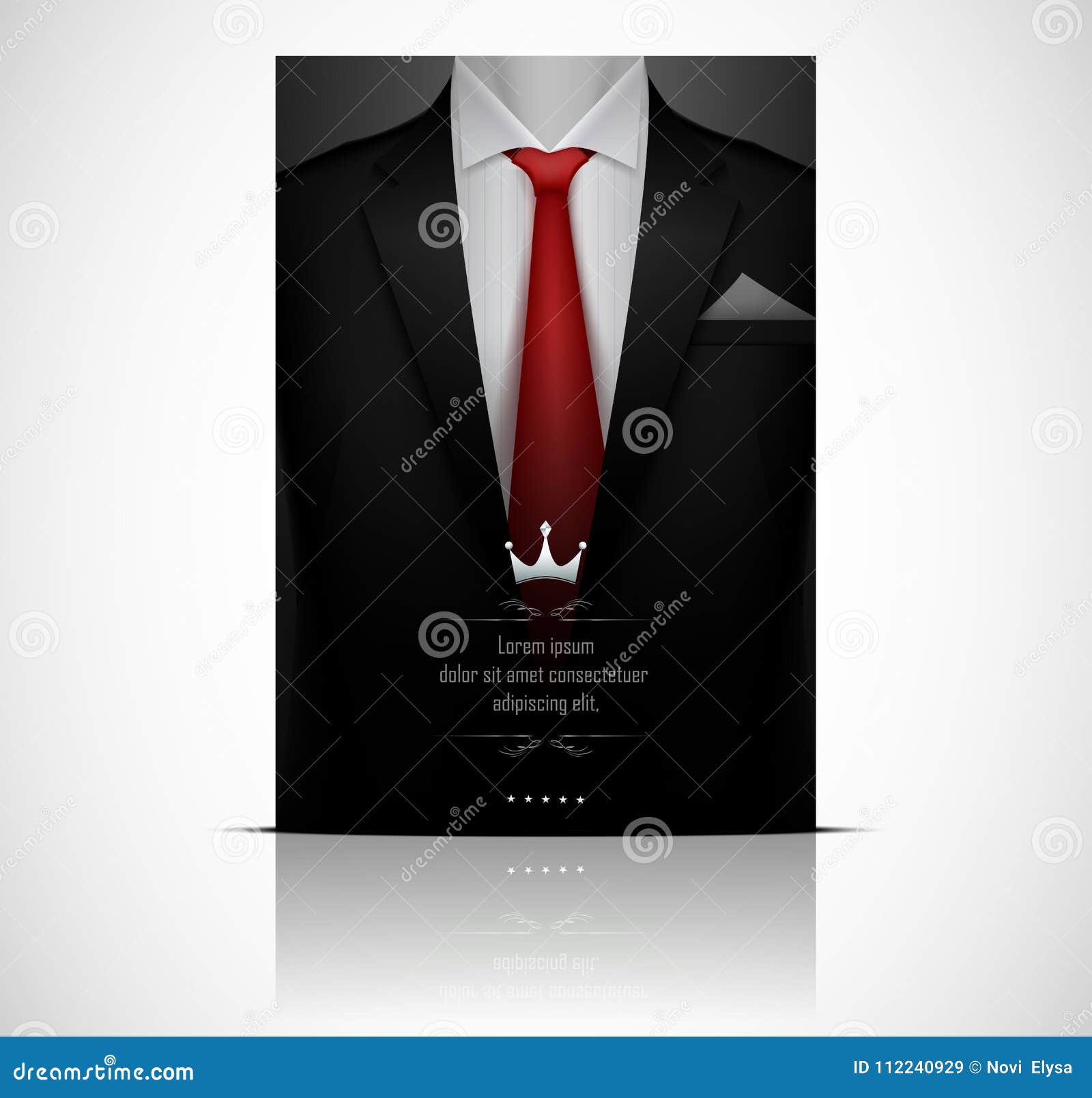 Black tuxedo with tie stock vector. Illustration of jacket - 28511291