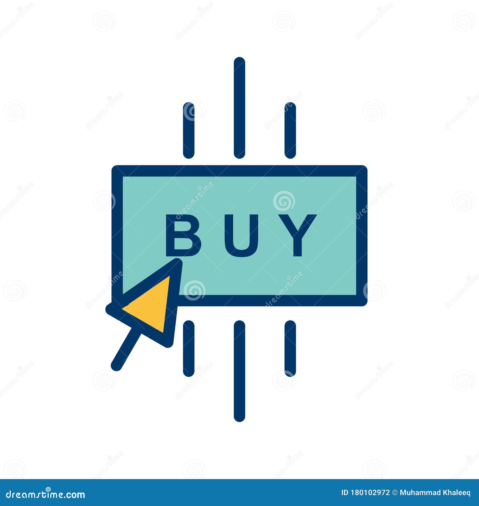 Illustration Buy Icon for Personal and Commercial Use. Stock