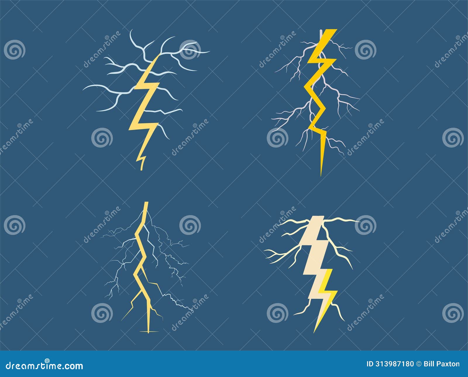 electrifying lightning strike