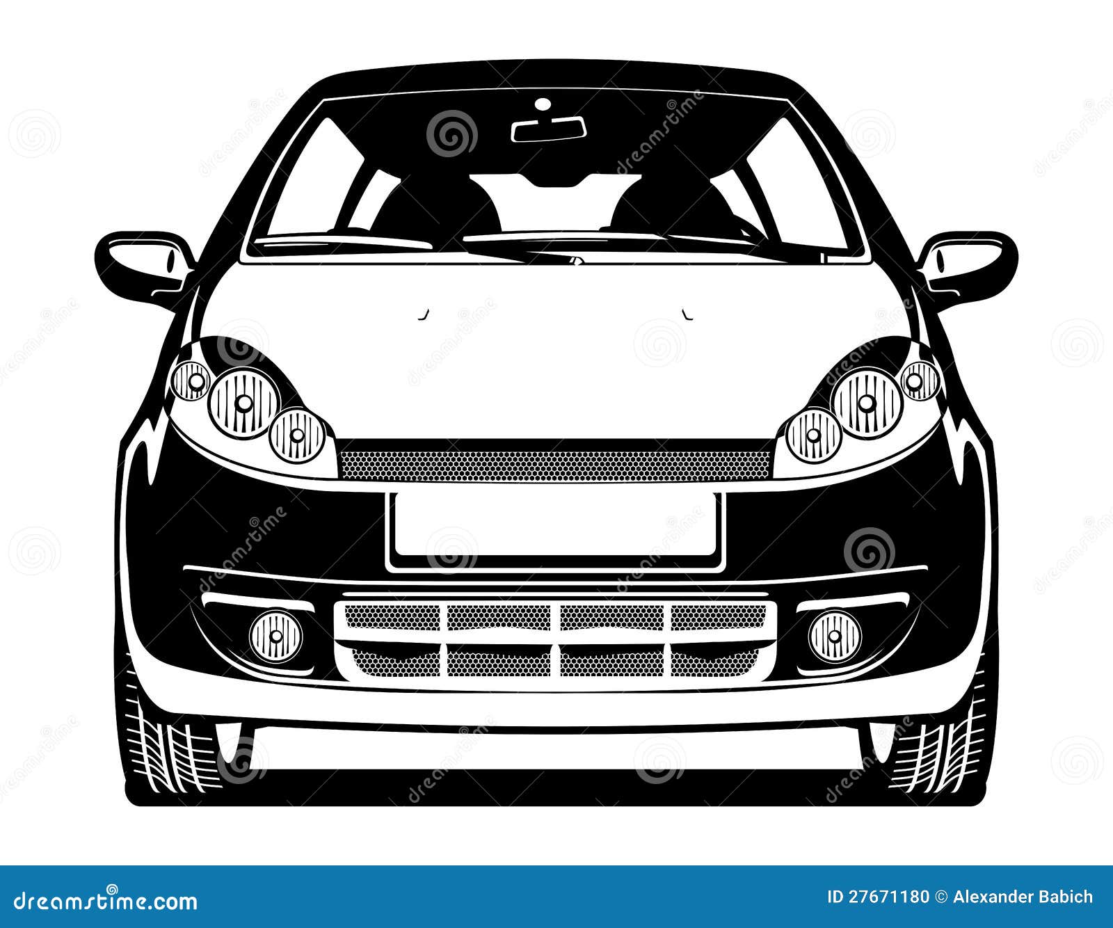 Illustration of car stock vector. Illustration of transportation - 27671180