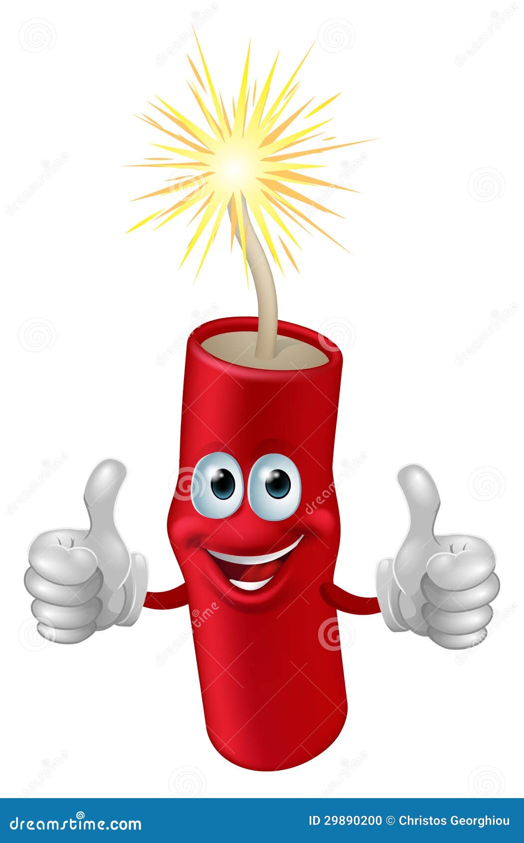 Dynamite Or Firecracker Man Stock Vector - Image: 29890200