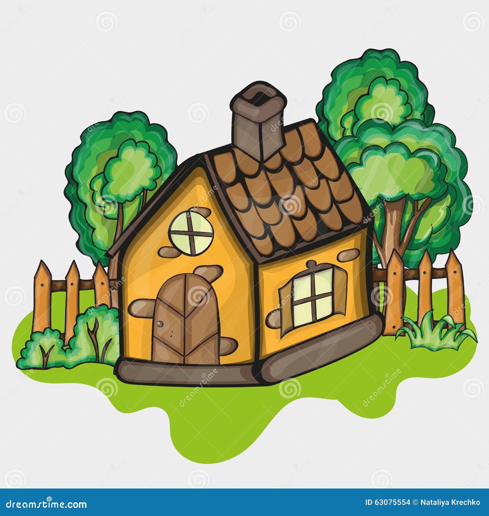 cartoon stock clipart houses - photo #28