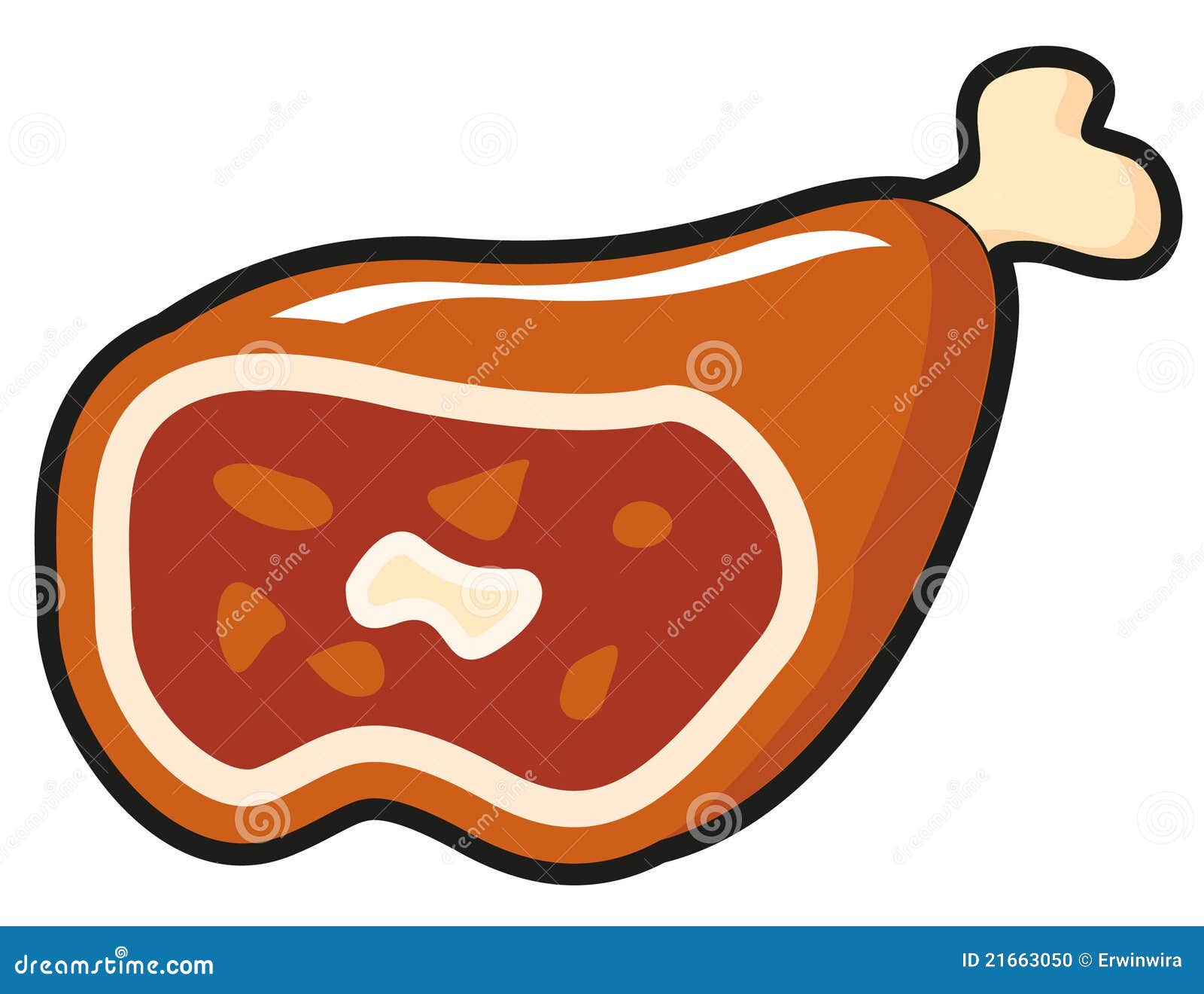 Illustration Of Cartoon Meat Stock Illustration Illustration Of Cartoon Meat Stock Illustration