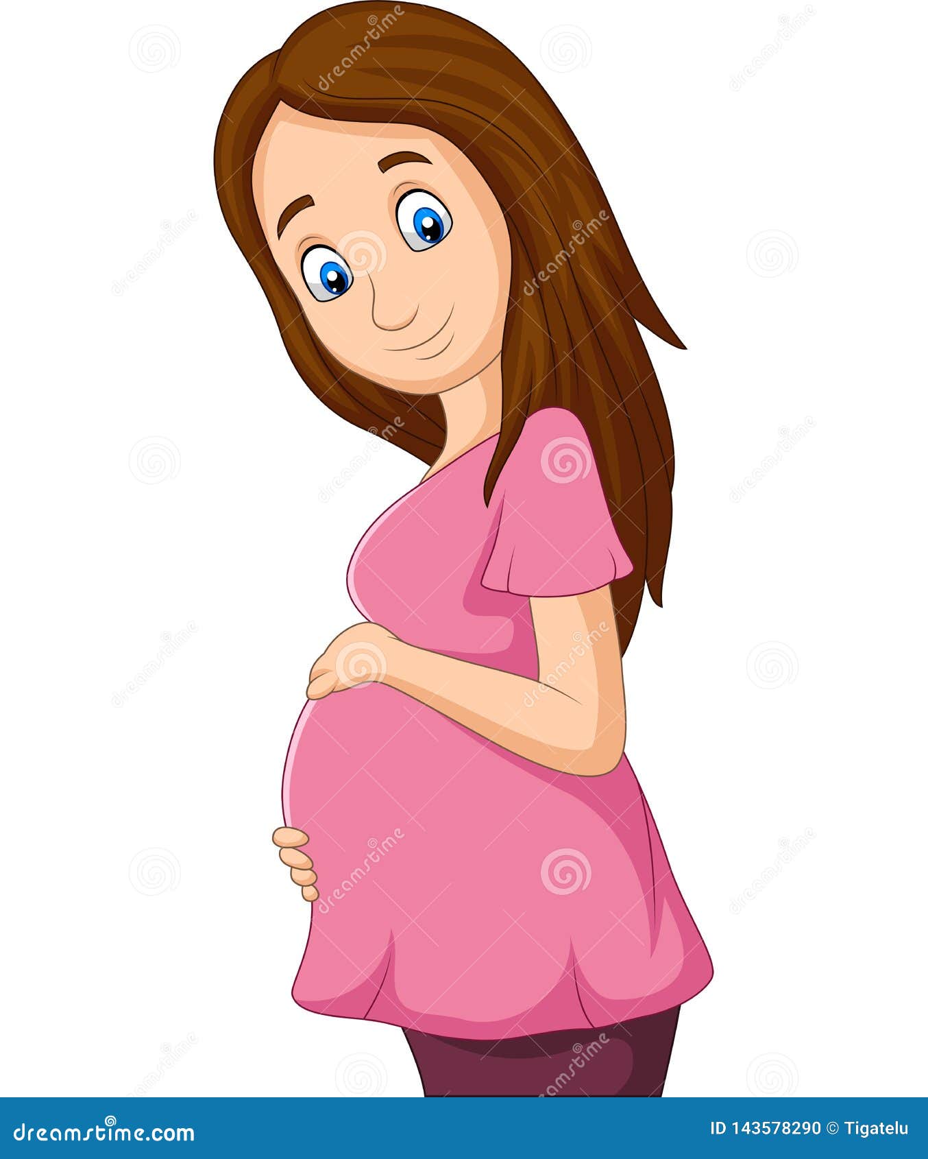 Pregnant cartoon