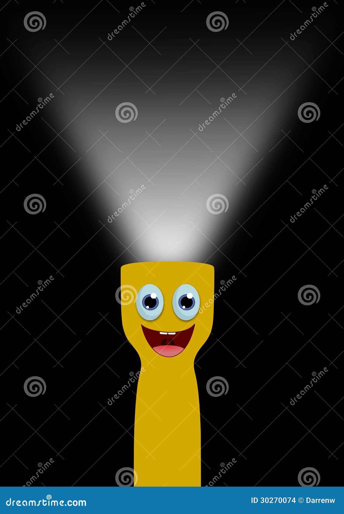 Torch stock illustration. Illustration of shine, detective - 30270074