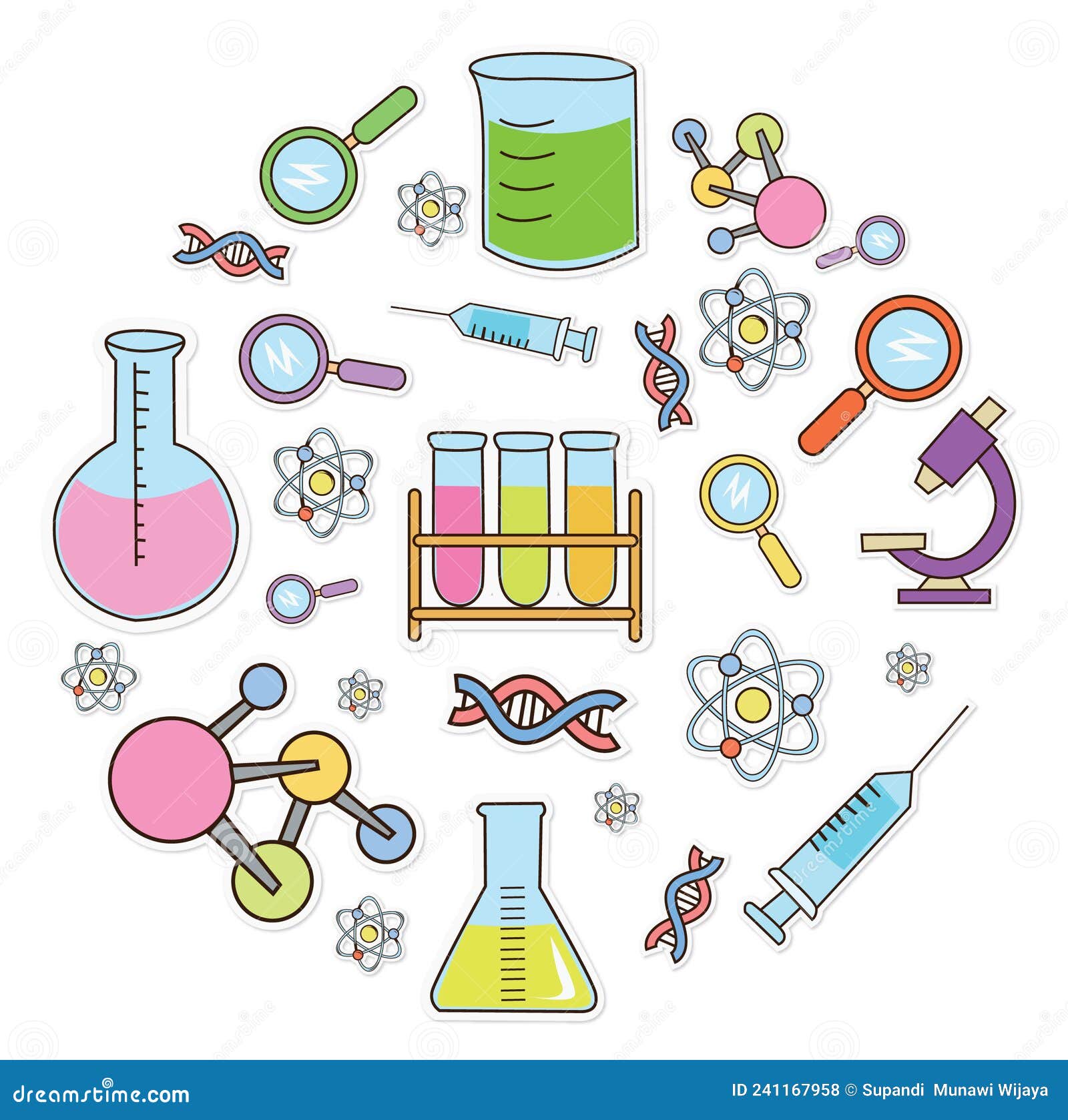 Illustration Collection of Set Vector Object Stock Vector