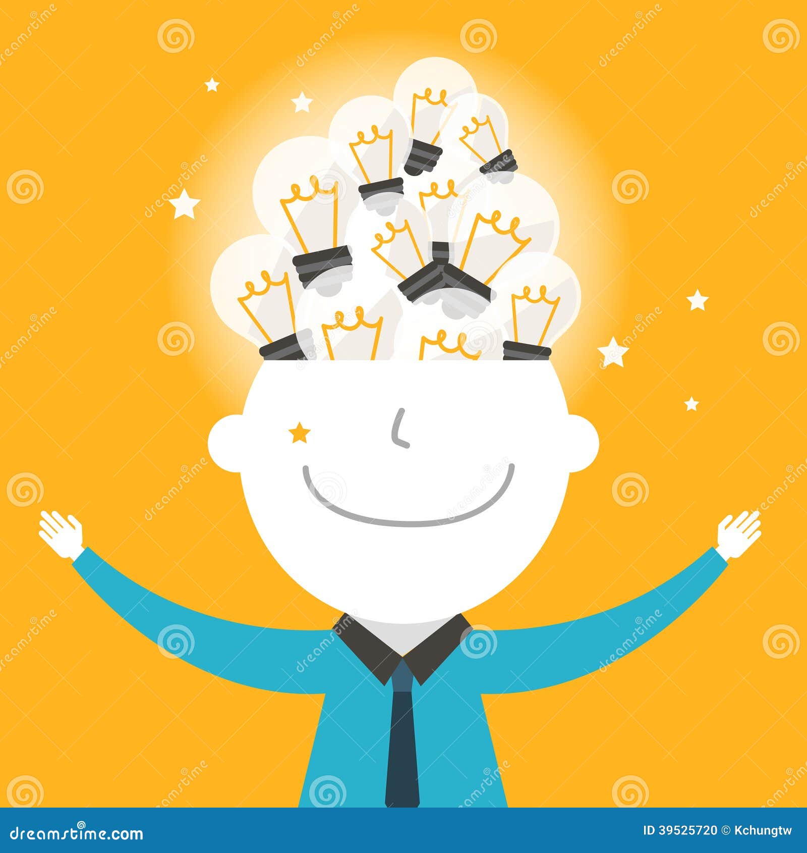 Illustration Concept of Ideas Stock Vector Illustration of creativity