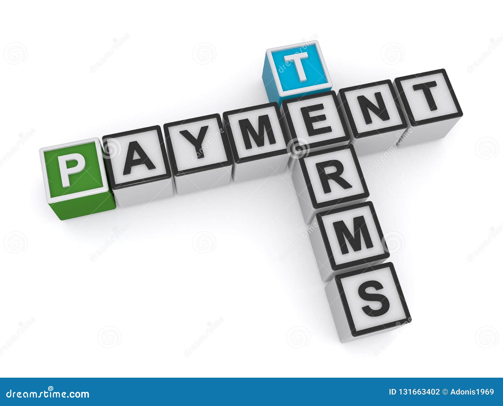 Payment terms stock illustration Illustration of creation 131663402