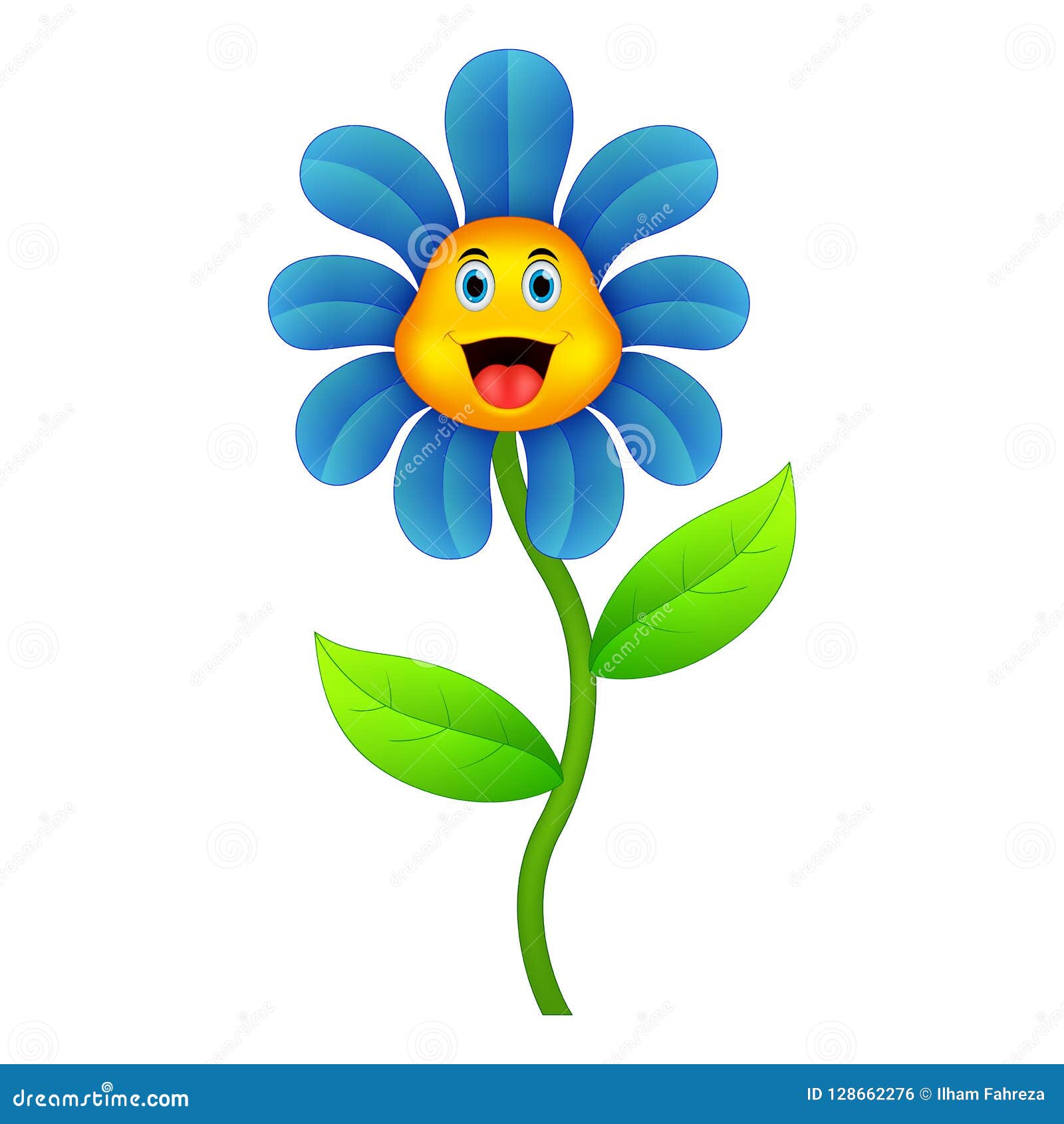 Cute Cartoon flower stock vector. Illustration of graphic - 128662276 Cute Cartoon flower stock vector. Illustration of graphic - 128662276