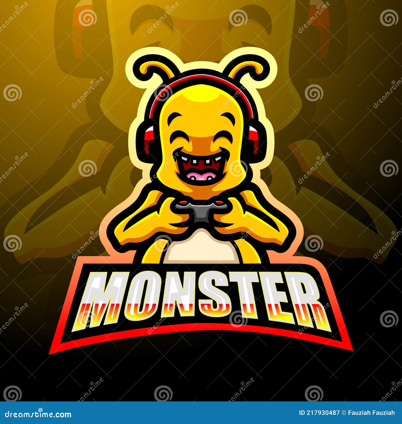 Monster Gaming Logo Graphic by maikofarazhatta · Creative Fabrica