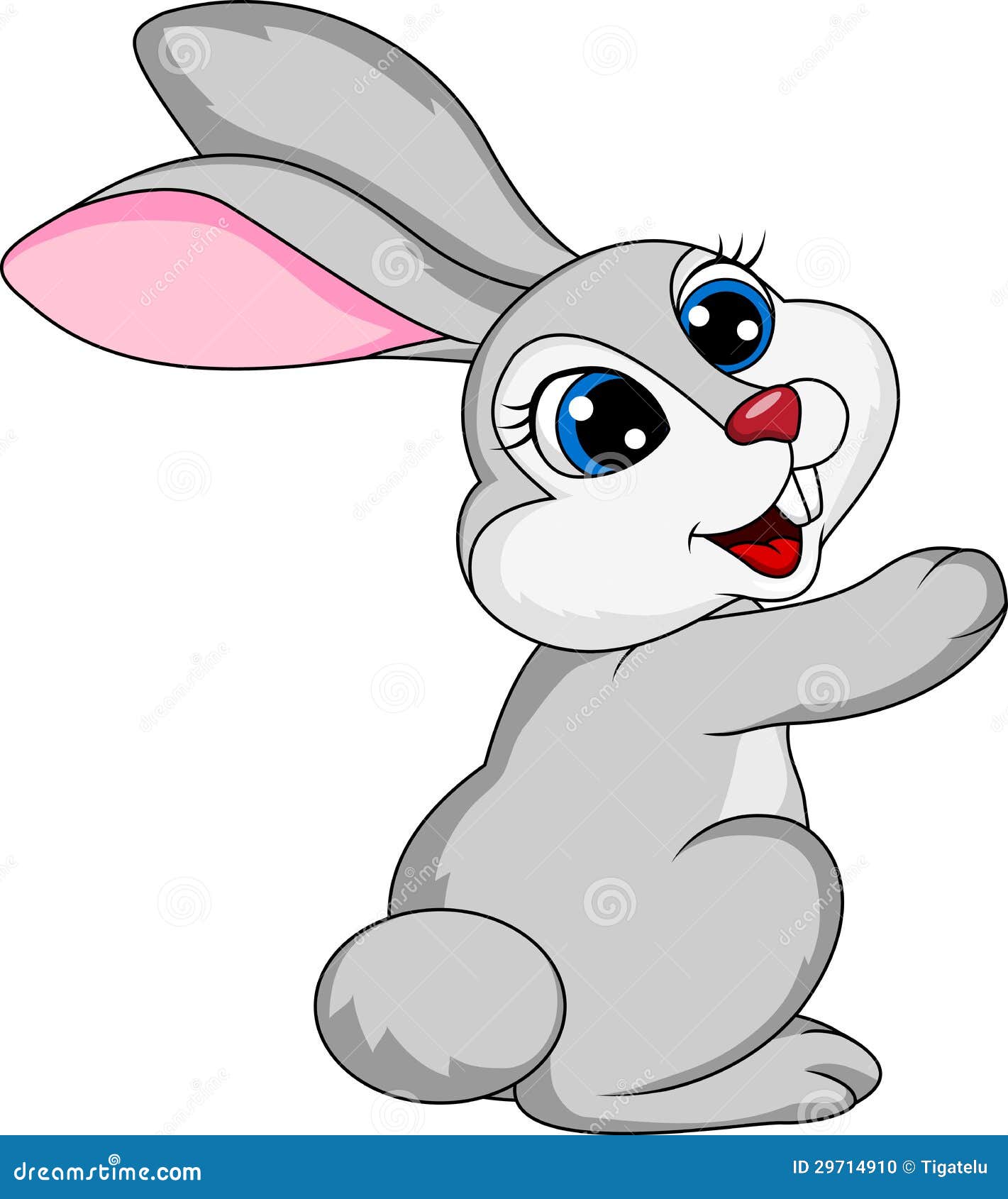 Cute Rabbit Cartoon Stock Photo - Image: 29714910