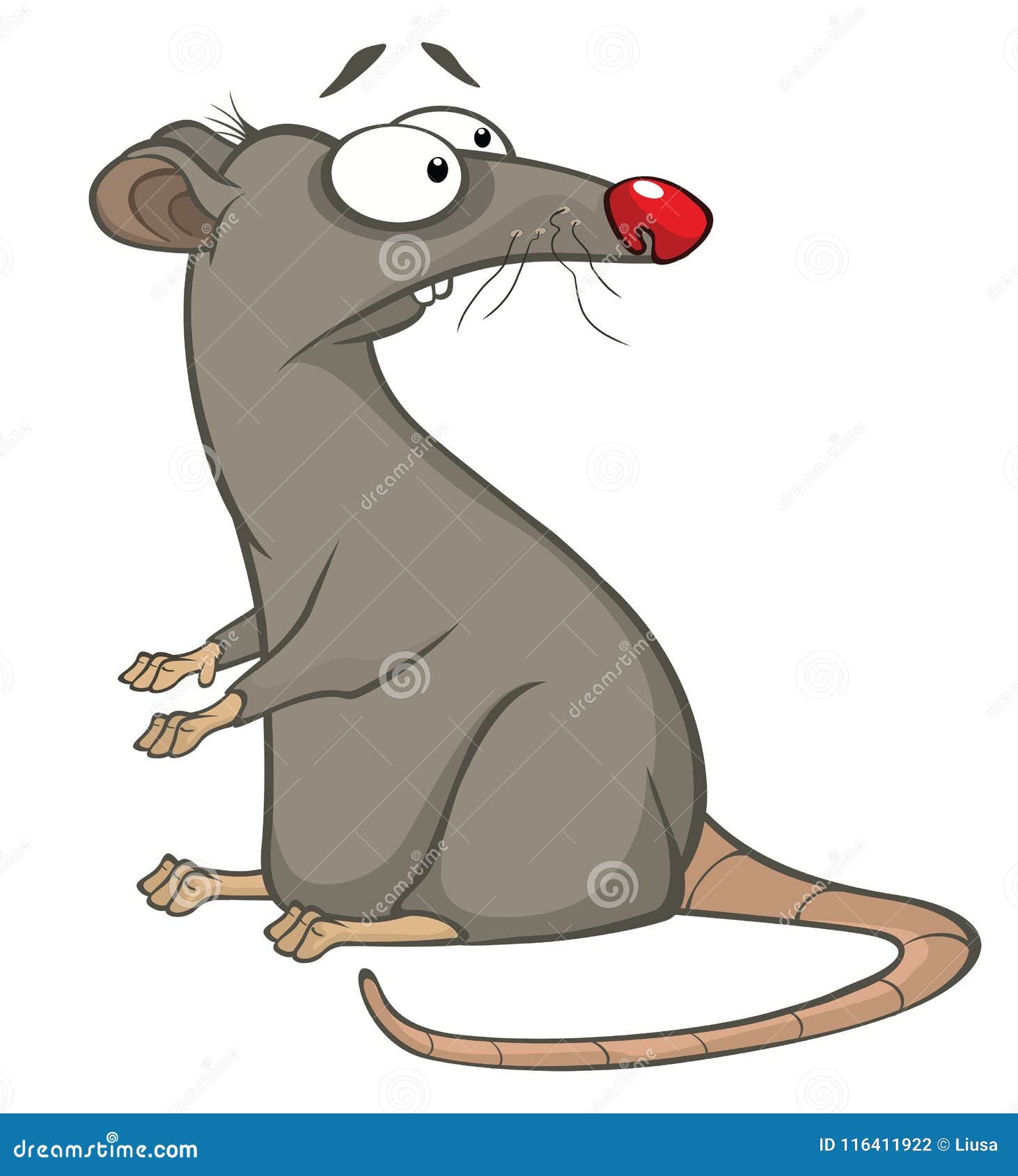 List 94+ Images white cartoon mouse with a red nose Superb