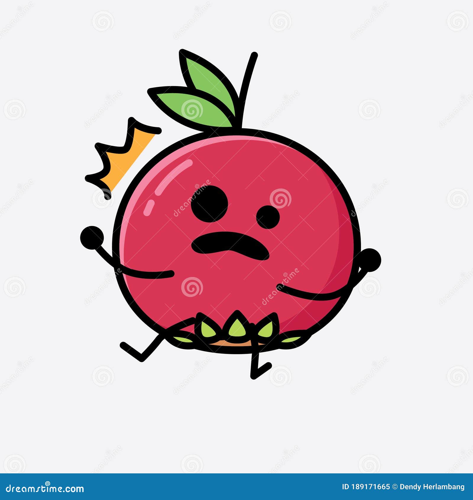 cute ugni fruit mascot  character