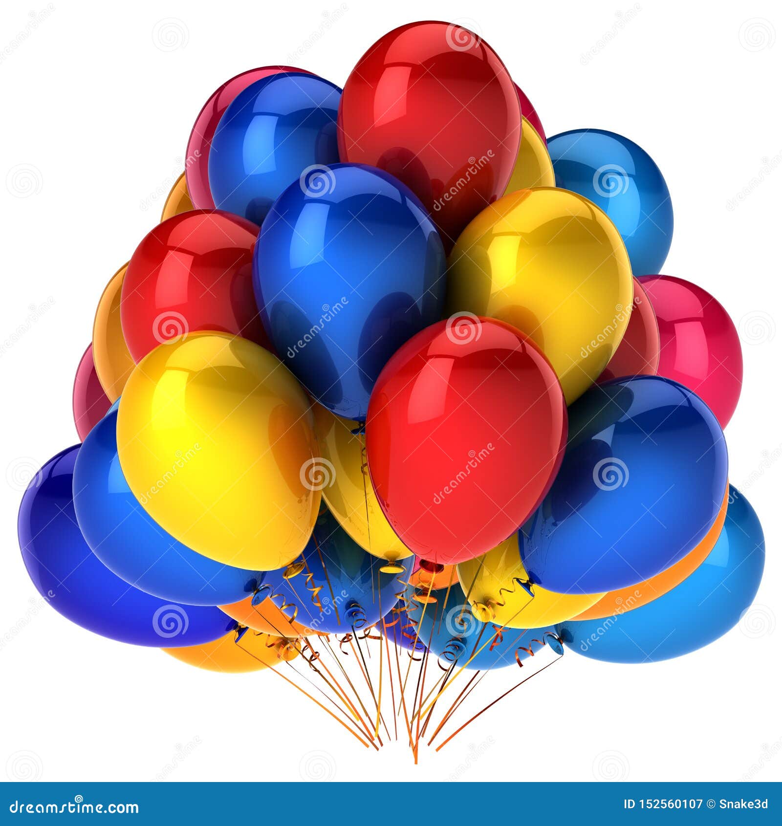 Illustration 3d De Bleu Jaune Rouge De Decoration De Partie De Groupe De Ballons Illustration Stock Illustration Du Isolement Rendu Illustration 3d De Bleu Jaune Rouge De Decoration De Partie De Groupe De Ballons Illustration Stock Illustration Du Isolement Rendu
