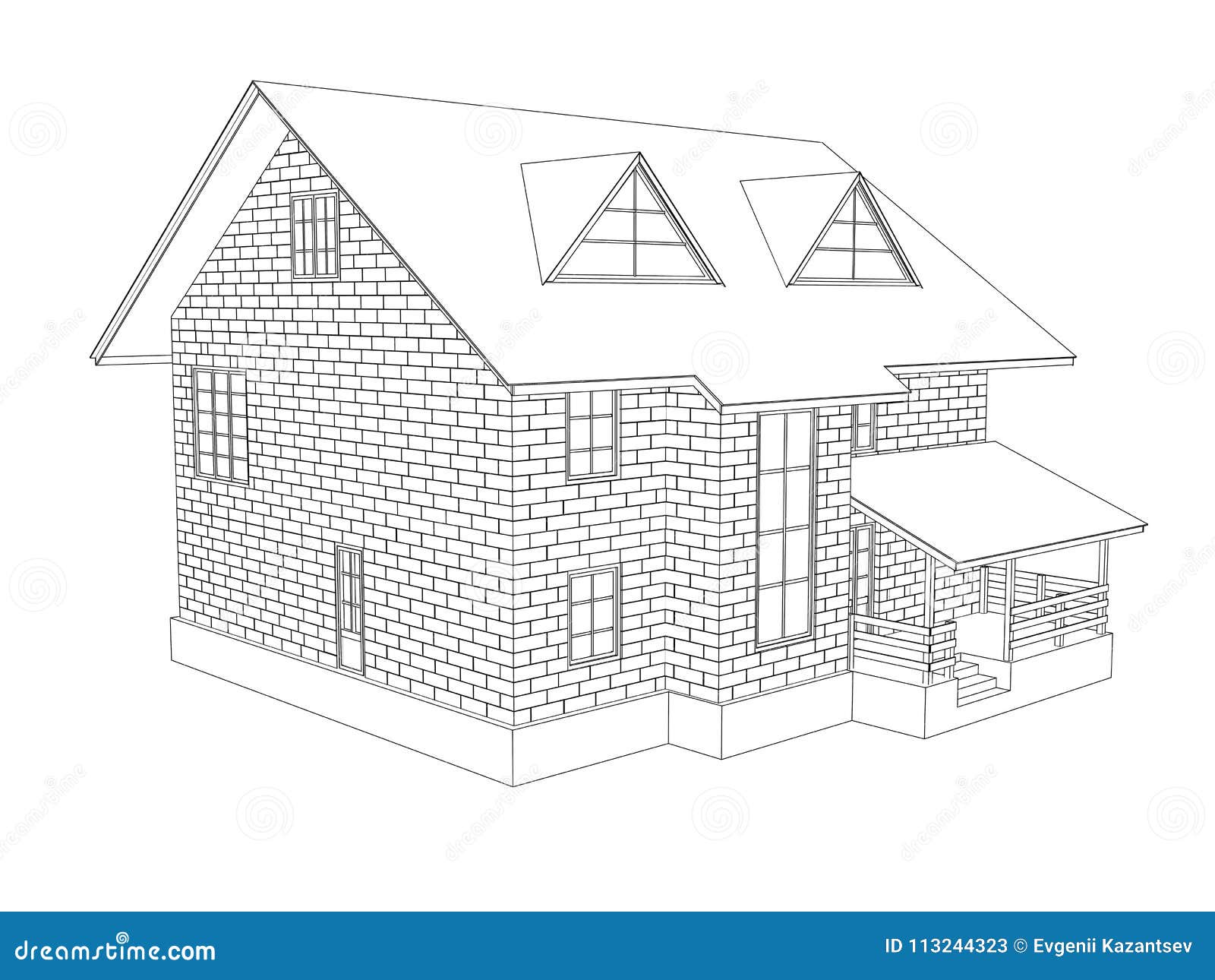 Illustration 3d D Une Maison A Deux Etages De Cottage Dessin Au Trait Murs Des Blocs Illustration Stock Illustration Du Cottage Bois Illustration 3d D Une Maison A Deux Etages De Cottage Dessin Au Trait Murs Des Blocs Illustration Stock Illustration Du Cottage Bois