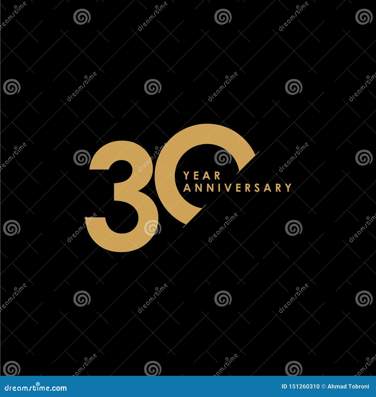 Illustration De Conception De Calibre De Vecteur De C L Bration D Anniversaire De 30 Ans Illustration De Vecteur Illustration Du Vecteur Calibre