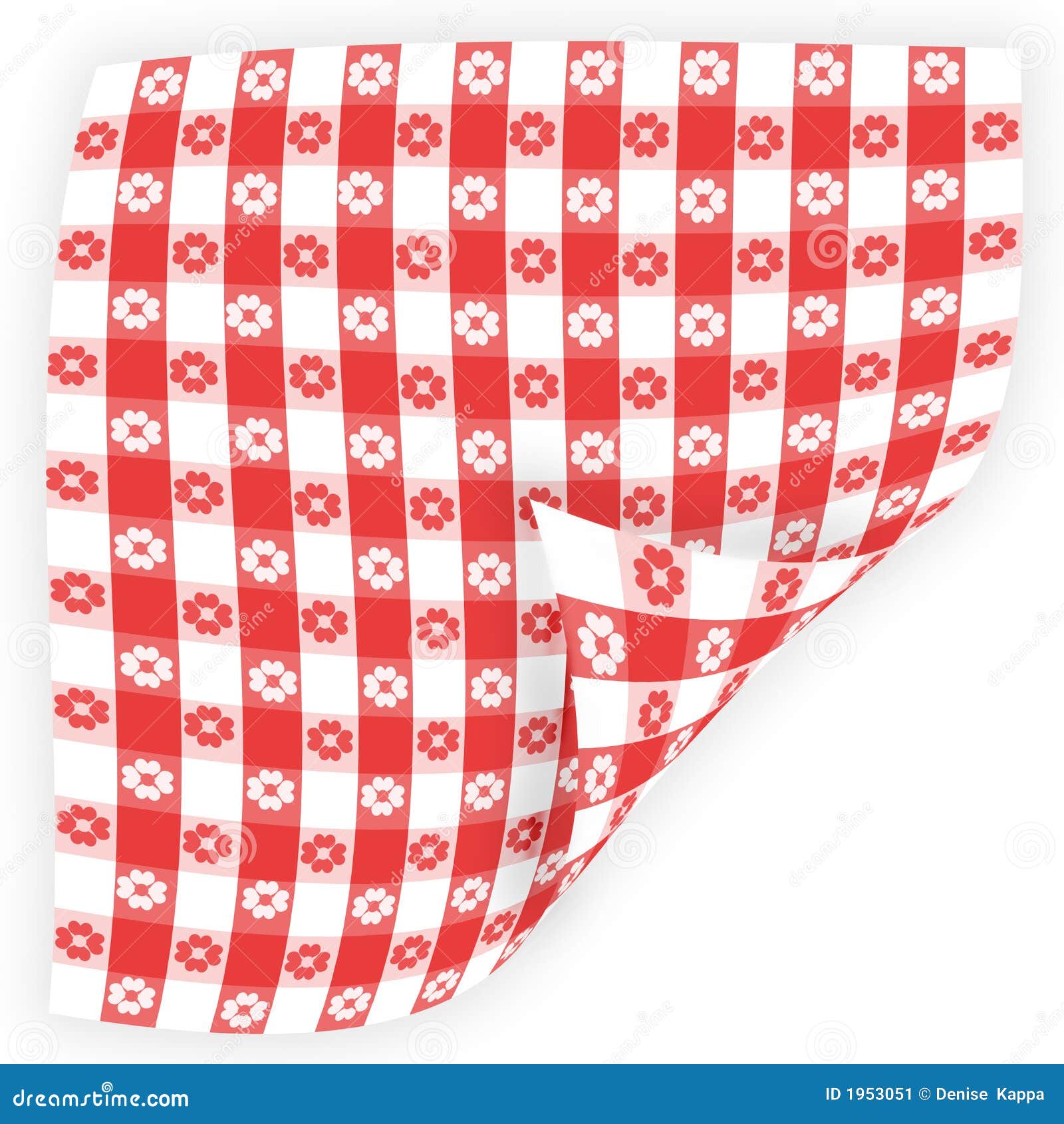 Illustration de nappe illustration stock. Illustration du fleurs - 1953051
