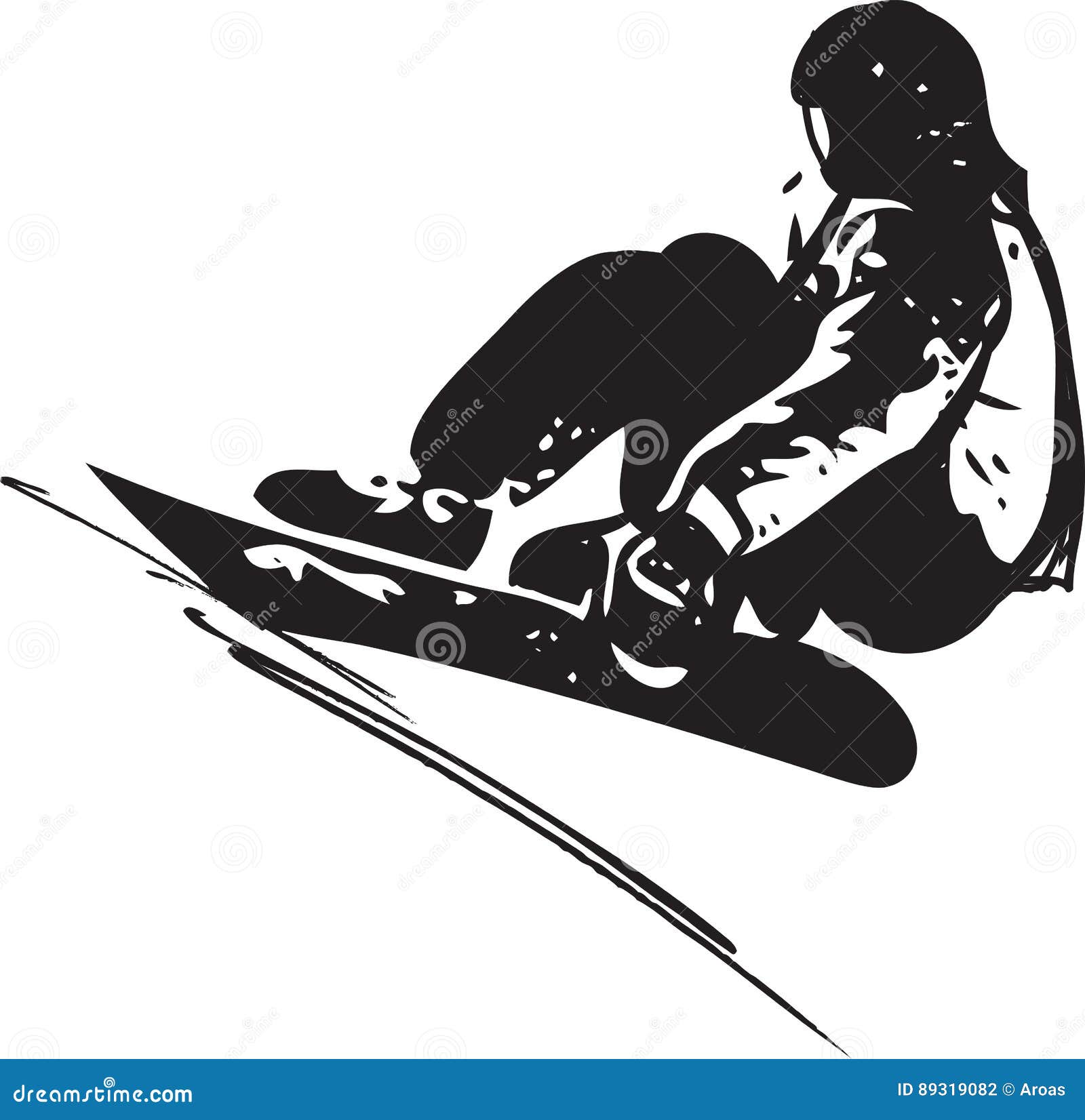 Illustration De Sandboarding Illustration de Vecteur Illustration du