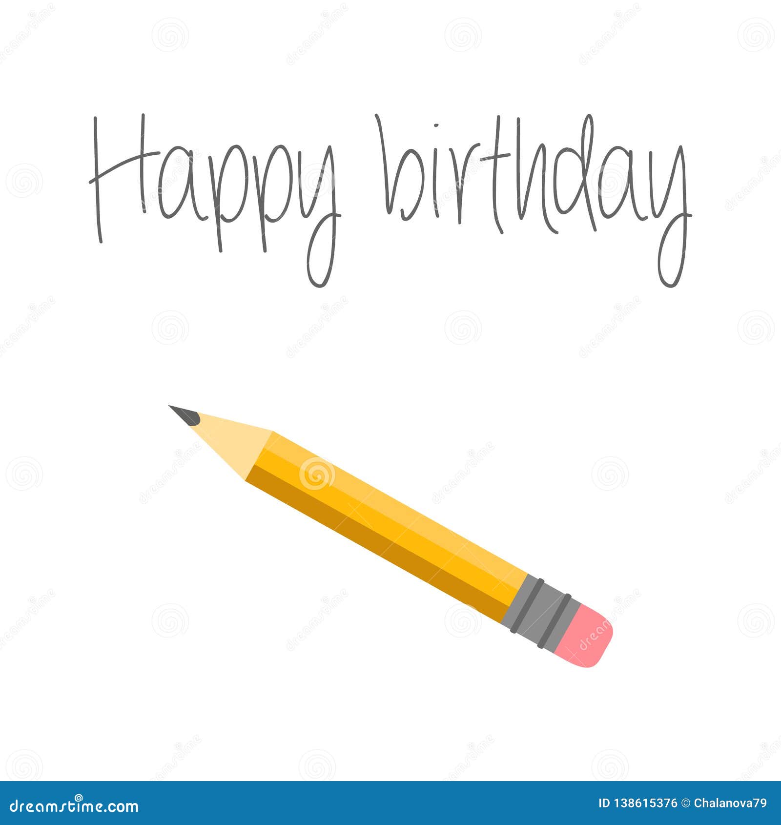 Illustration De Vecteur Carte De Joyeux Anniversaire Avec Le Crayon Et L Inscription Trace De Crayon Illustration Stock Illustration Du Lettrage Retrait Illustration De Vecteur Carte De Joyeux Anniversaire Avec Le Crayon Et L Inscription Trace De Crayon Illustration Stock Illustration Du Lettrage Retrait