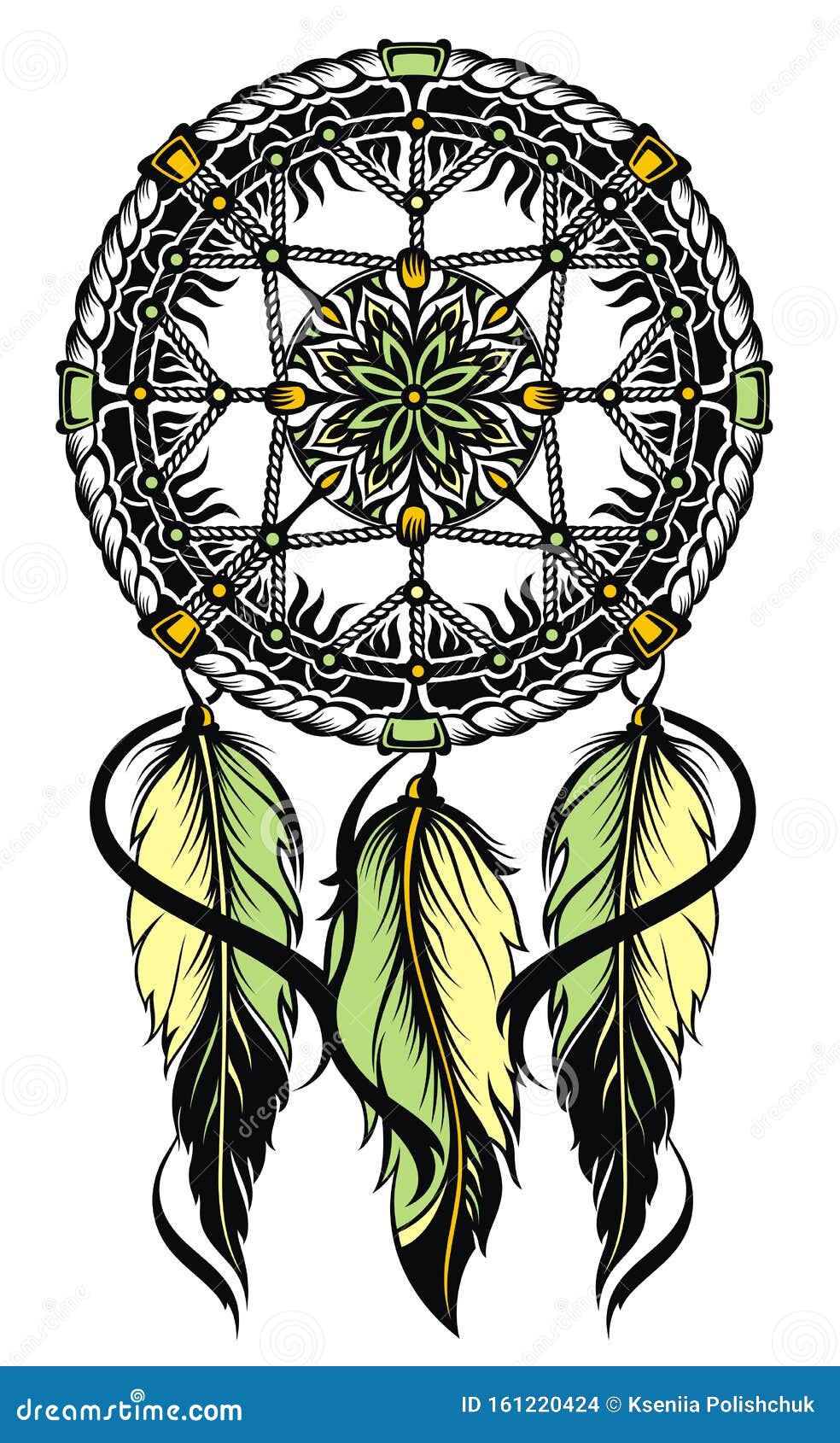 Dream catcher vector icon Stock Vector by ©yana_viniukova 98939648