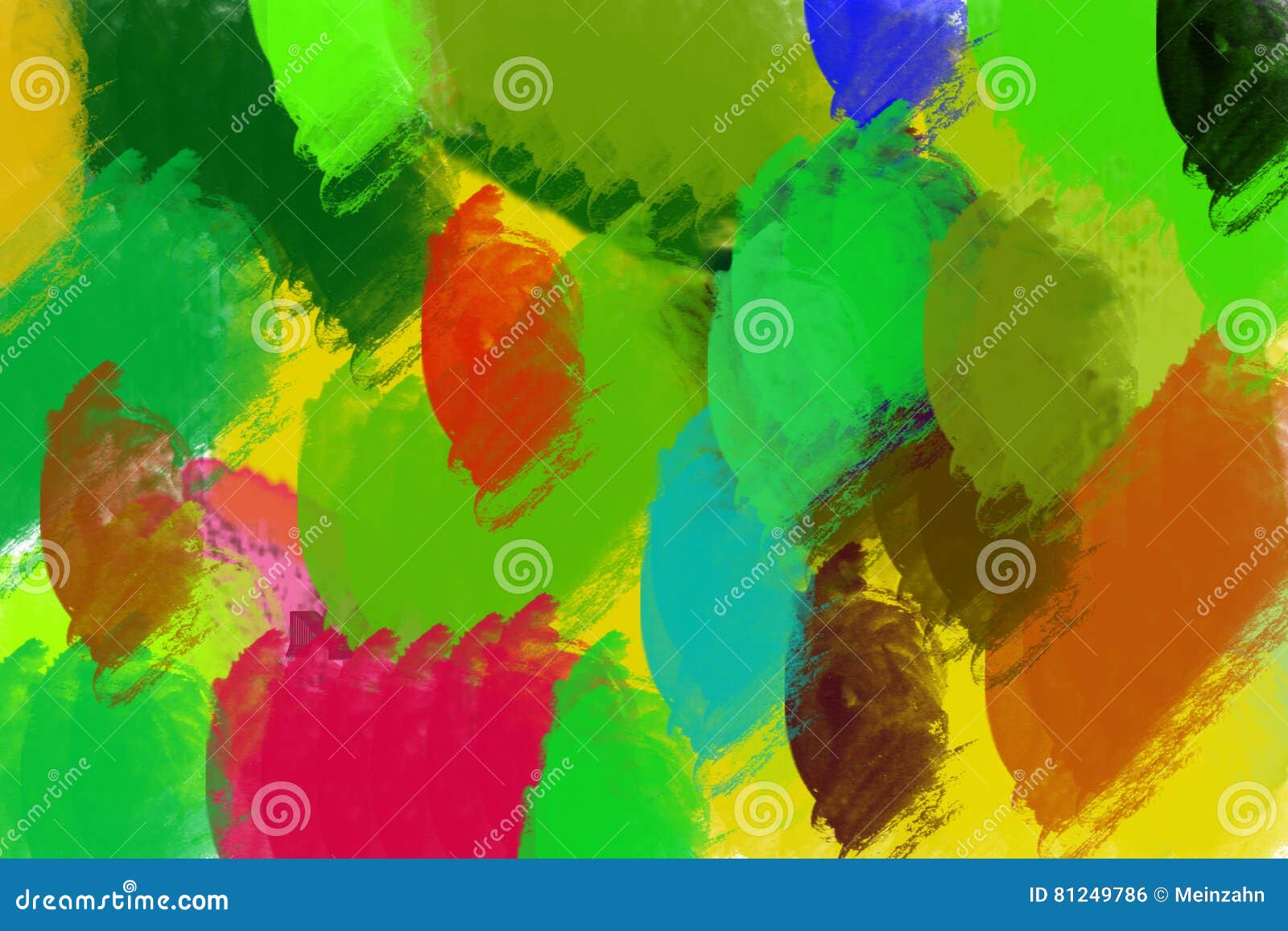 Illustration Des Bunten Hintergrundes In Den Hellen Farben Stock