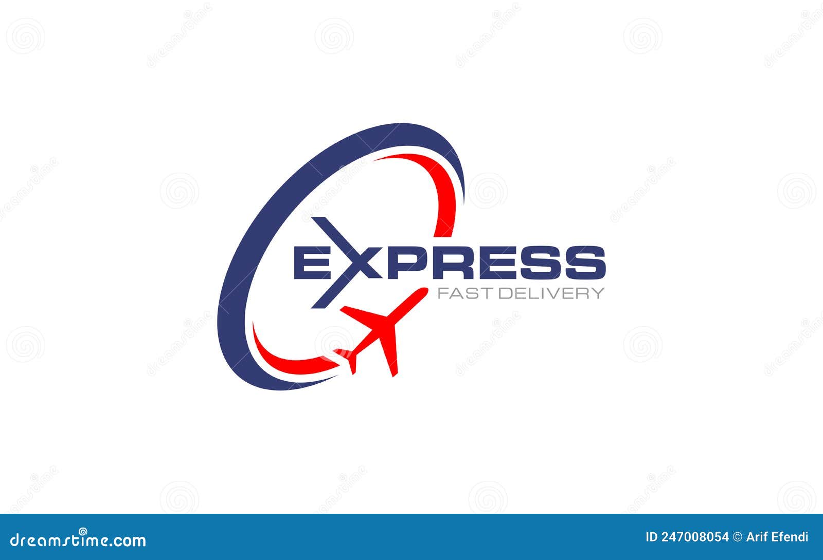 Illustration Graphic Design of Express Logistic Transportation Concept ...