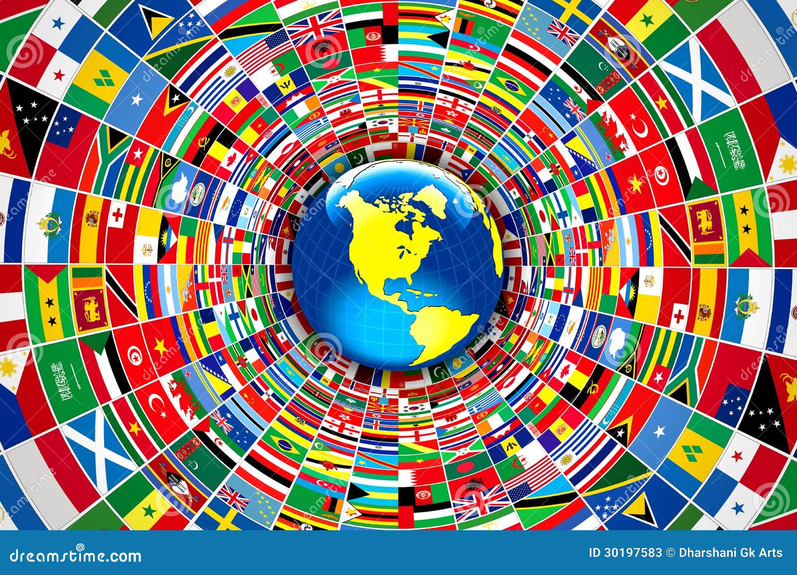 clipart of flags around the world - photo #49