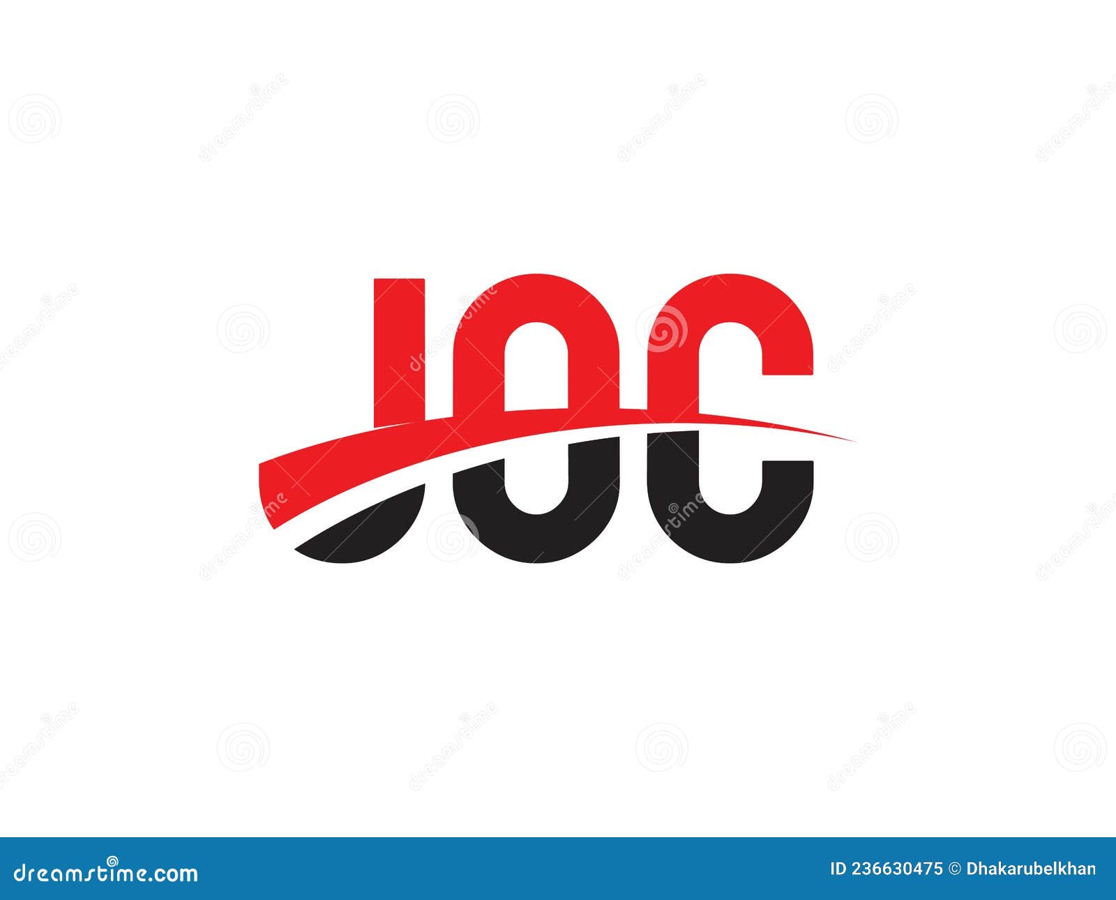Illustration Du Vecteur De Conception Du Logo Initial De La Lettre Joc