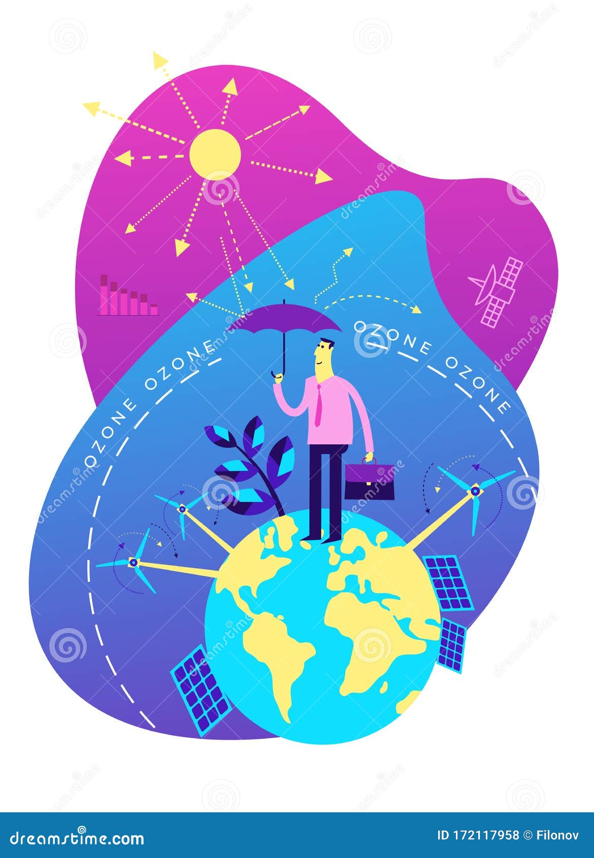 Ecological Illustration. Depletion of the Ozone Layer. Ozone Hole Stock Vector - Illustration of exhaust, electric: 172117958 Ecological Illustration. Depletion of the Ozone Layer. Ozone Hole Stock Vector - Illustration of exhaust, electric: 172117958