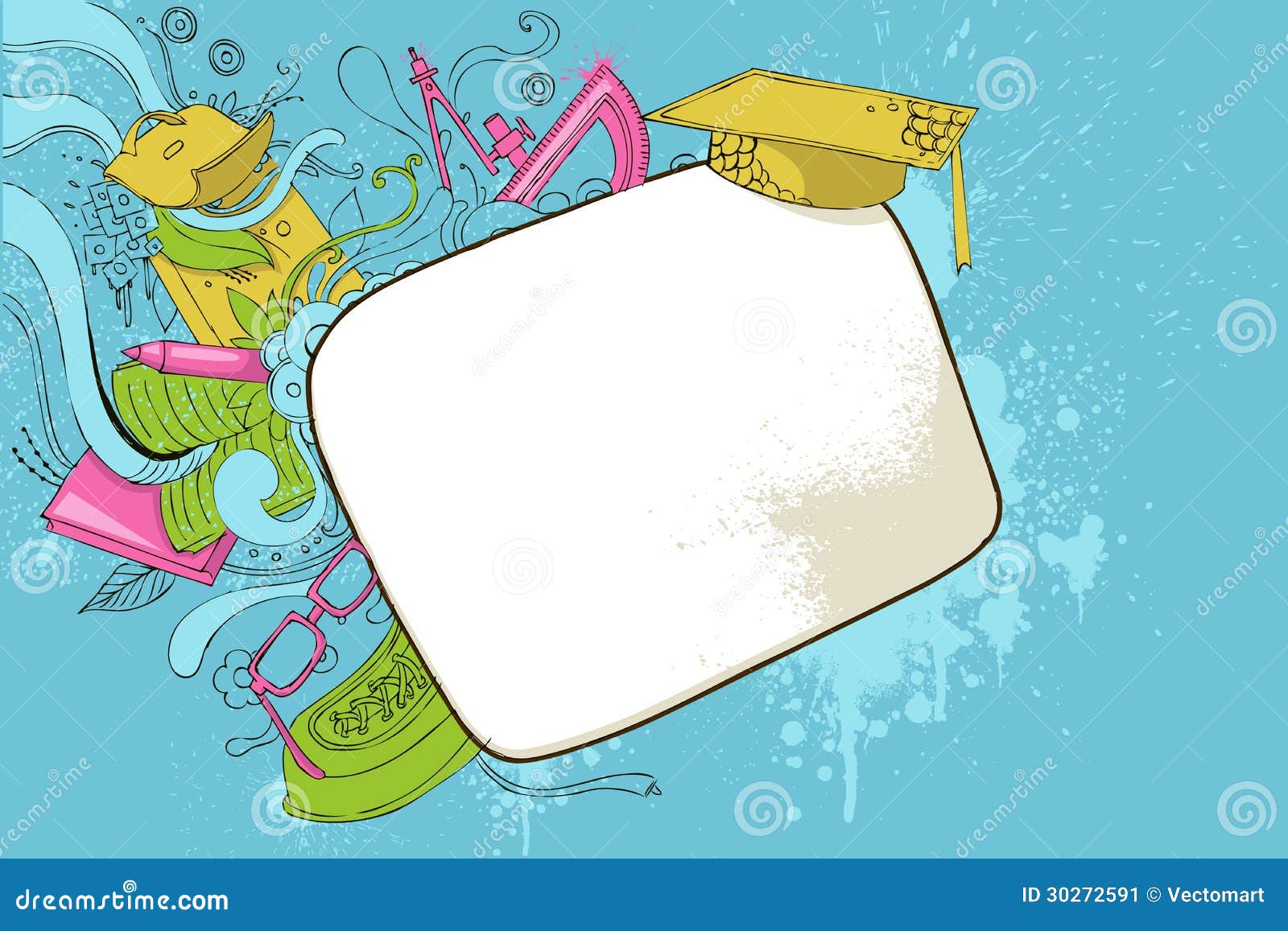 Education Background stock vector. Illustration of decorative - 30272591