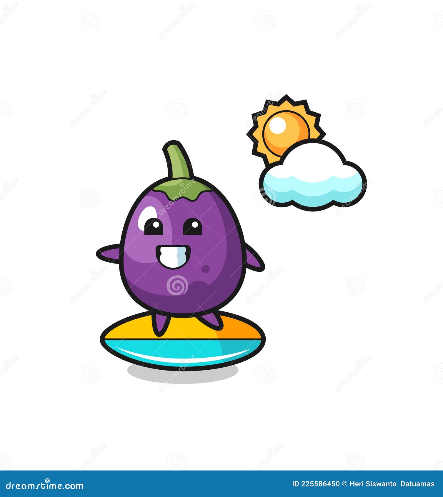 Illustration of Eggplant Cartoon Do Surfing on the Beach Stock Vector - Illustration of food, extreme: 225586450 Illustration of Eggplant Cartoon Do Surfing on the Beach Stock Vector - Illustration of food, extreme: 225586450