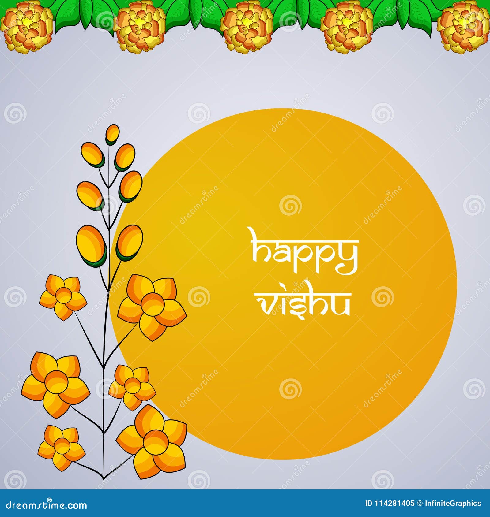 Illustration Of Hindu Festival Vishu Background Illustration 114281405 - Megapixl Illustration Of Hindu Festival Vishu Background Illustration 114281405 - Megapixl