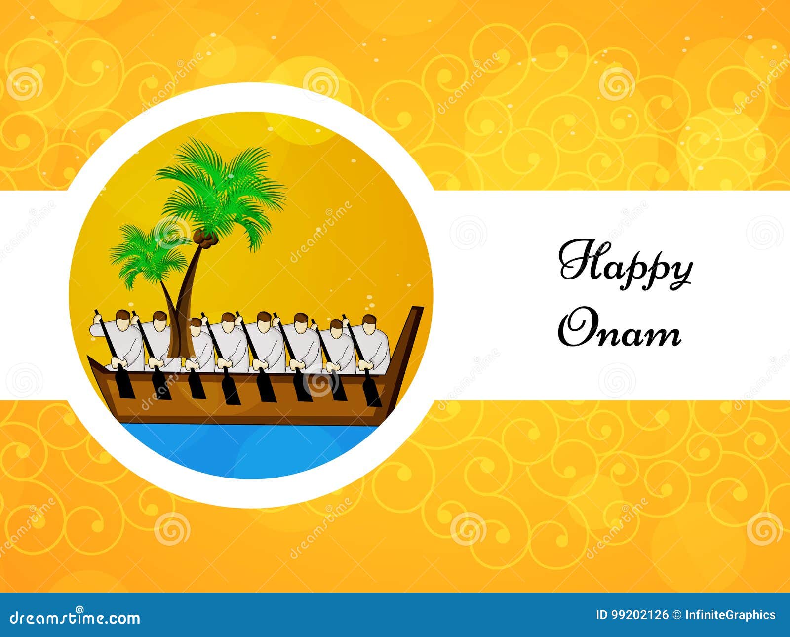 Illustration of South Indian Festival Onam Background Stock Vector -  Illustration of india, coconut: 99202126