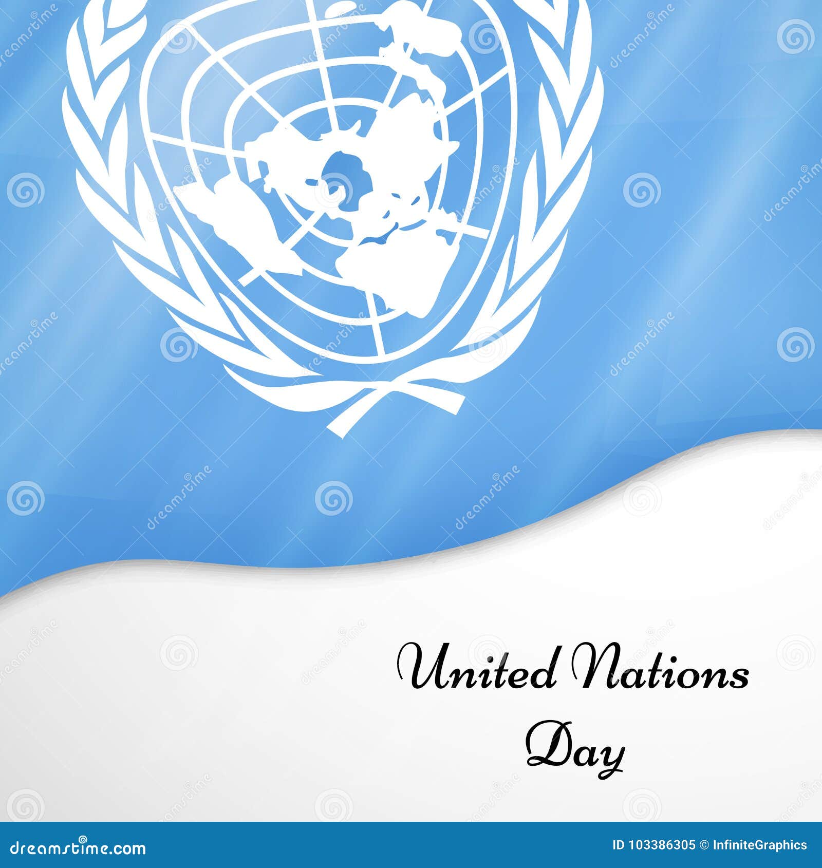 Illustration of United Nations Day Background Editorial Image -  Illustration of celebration, celebrate: 103386305