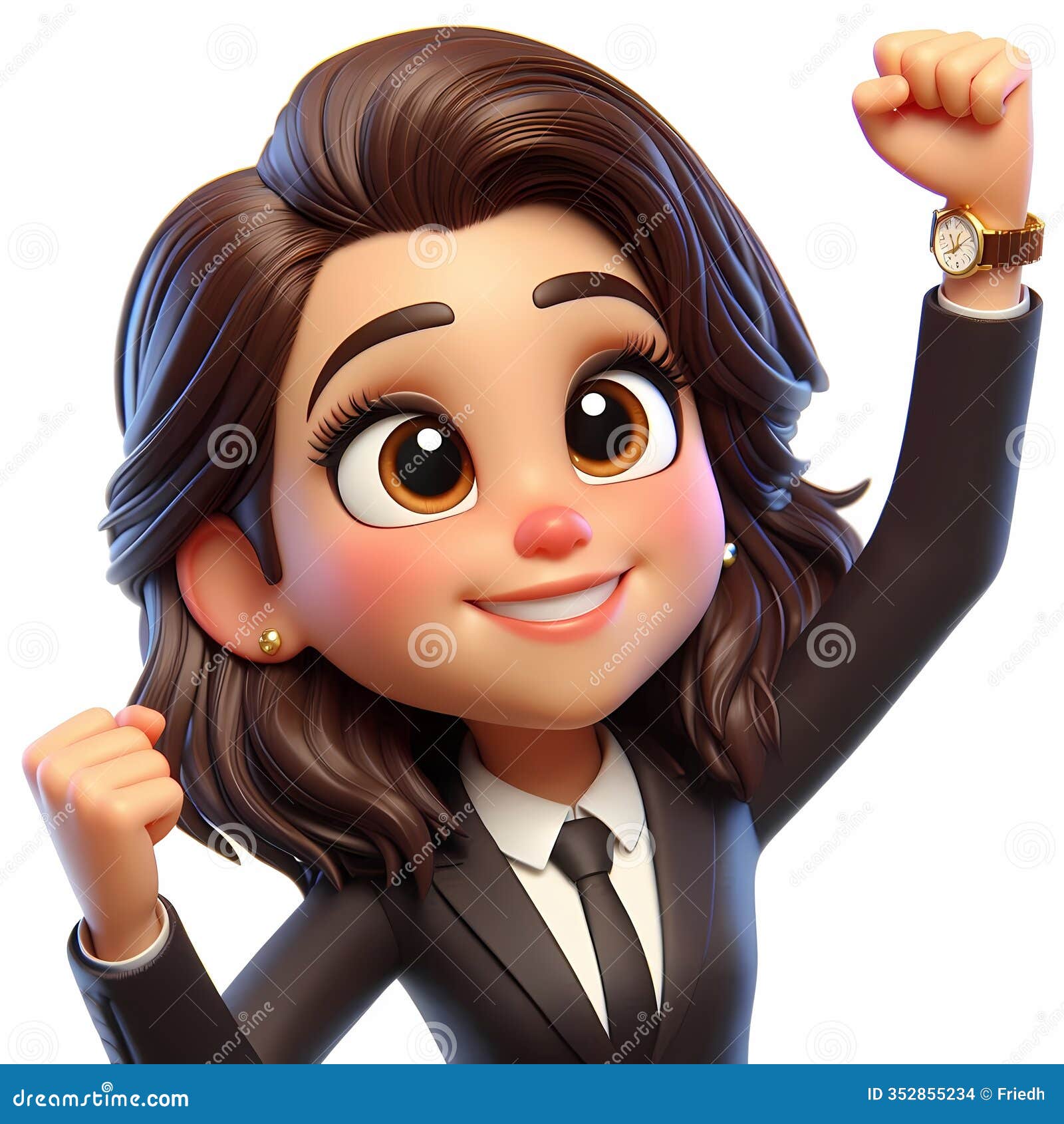 young professional male expressing victory celebration