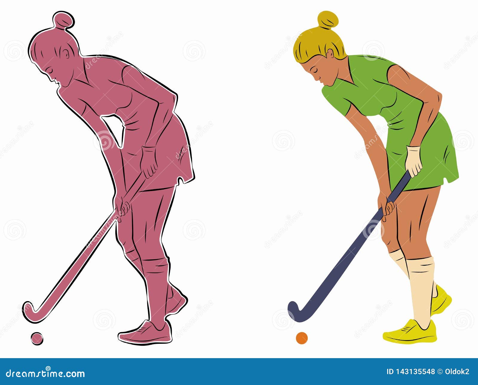 Illustration Ice Hockey Player, Vector Draw Stock Vector - Illustration of  goal, champion: 121806872