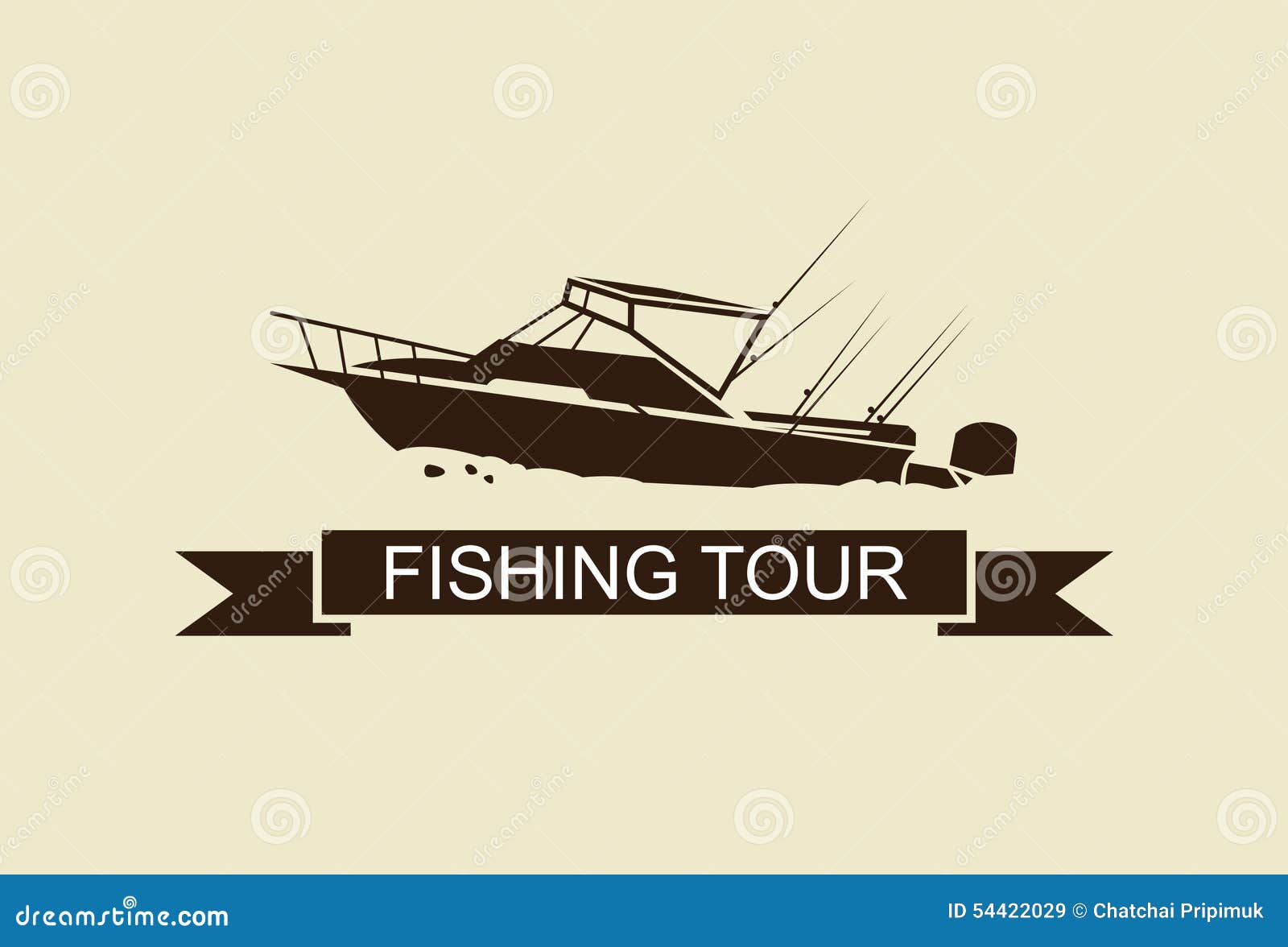 Download Illustration Fishing Boat, Vector Stock Vector - Illustration of icon, sport: 54422029