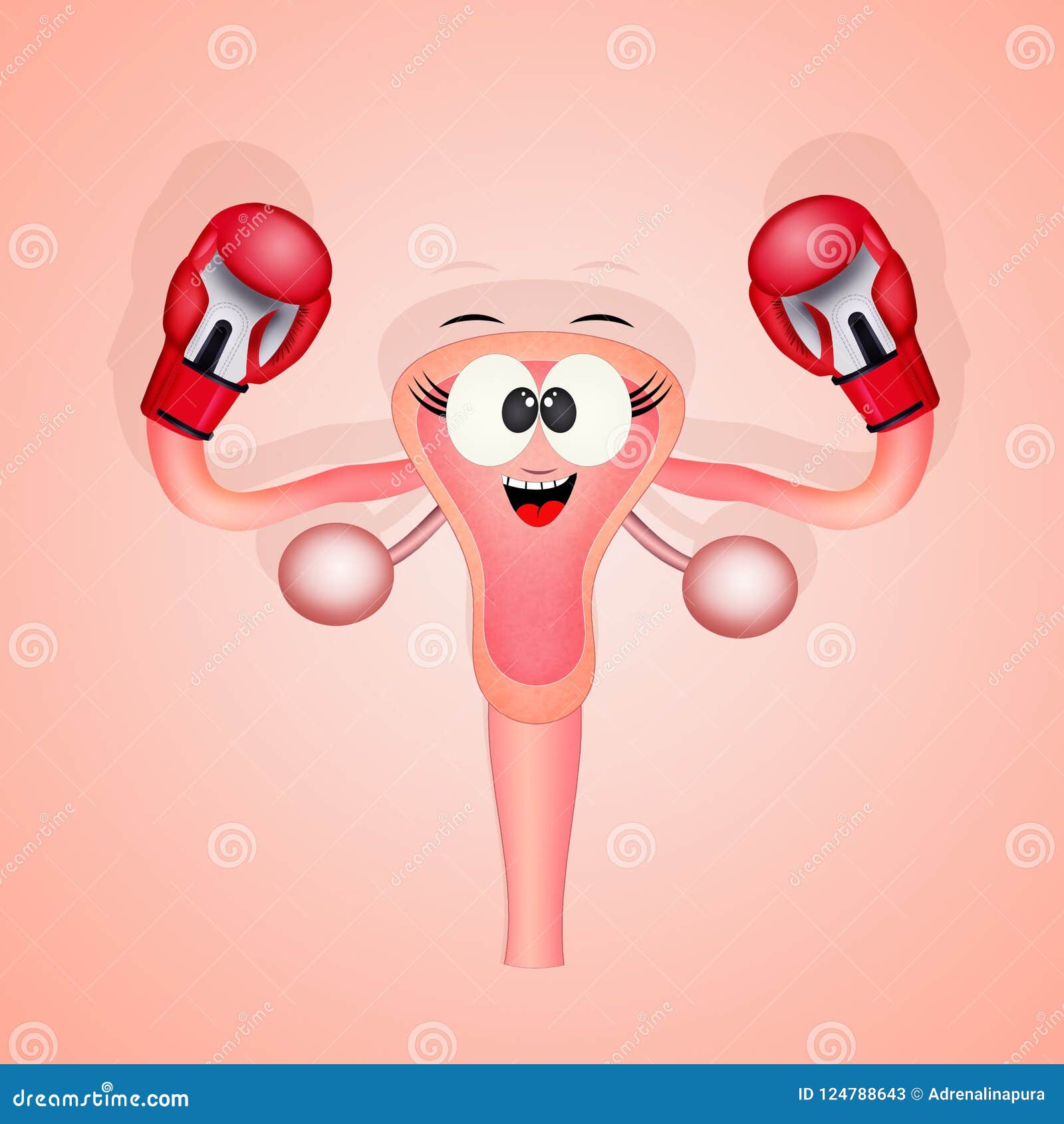 vagina with boxing glove