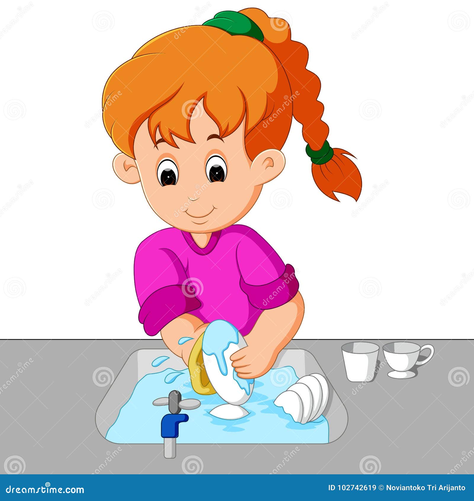 https://thumbs.dreamstime.com/z/illustration-girl-washing-dishes-girl-washing-dishes-102742619.jpg